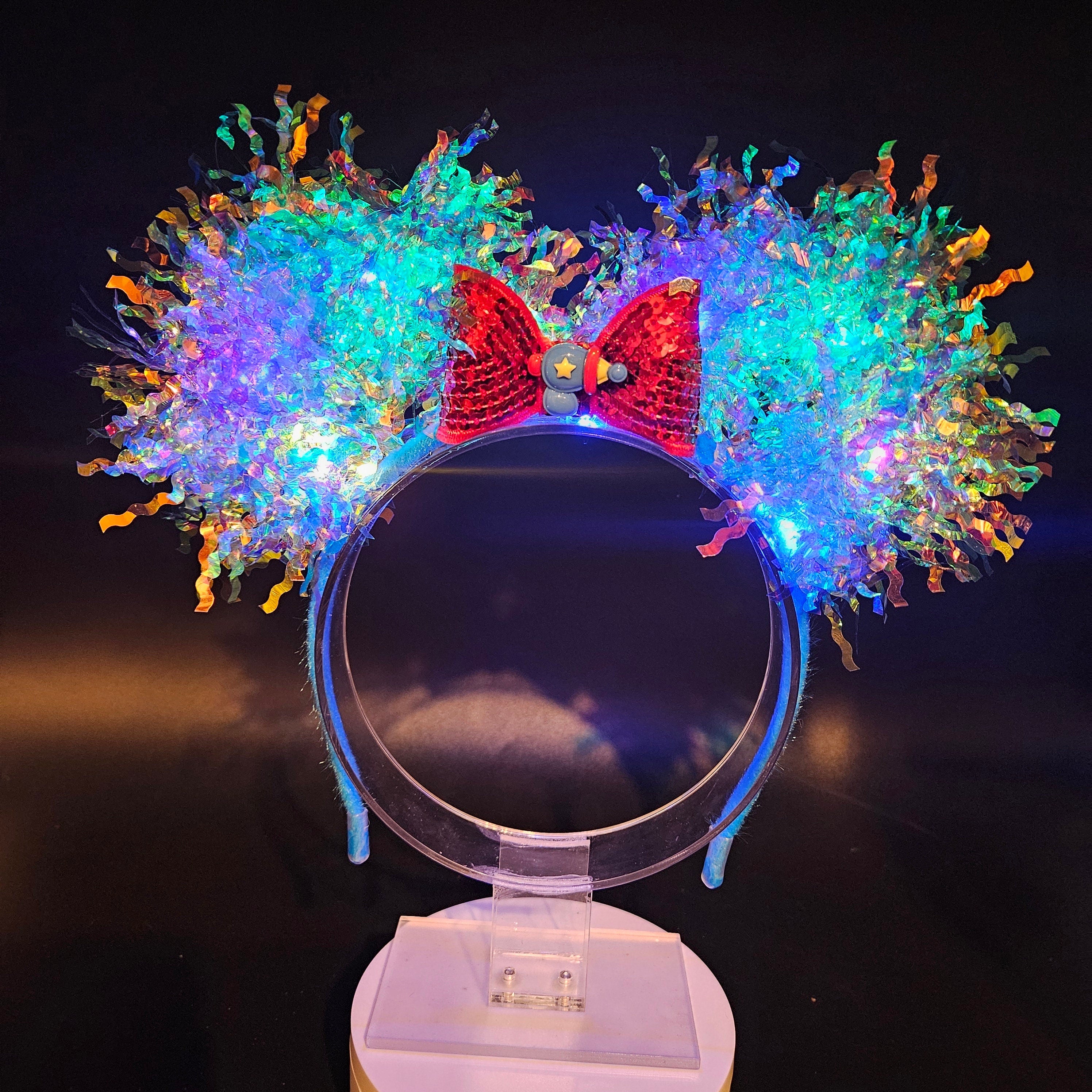 Space Ranger Ears: Light-Up Iridescent Toy Story Mickey Park Headband