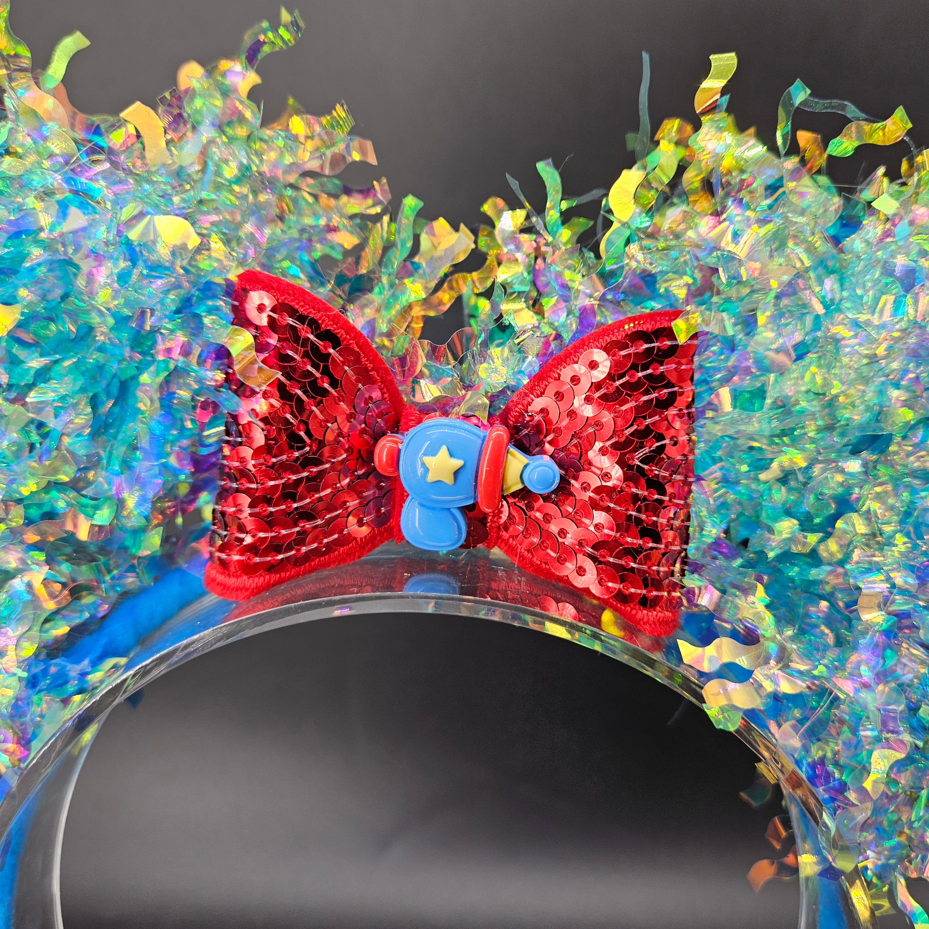 Space Ranger Ears: Light-Up Iridescent Toy Story Mickey Park Headband