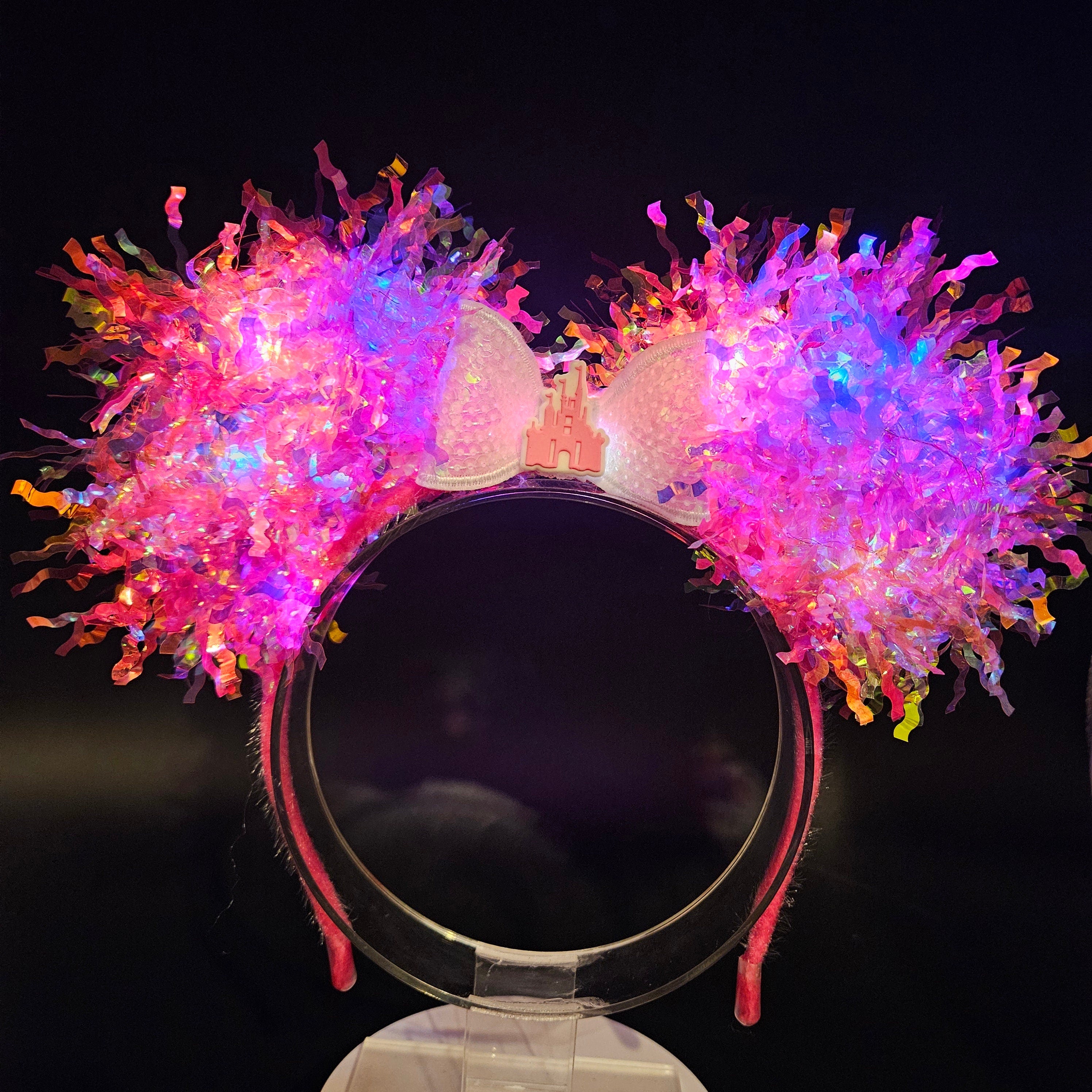 Pink Castle Mickey Ears: Light Up Princess Minnie DisneyBound Headband