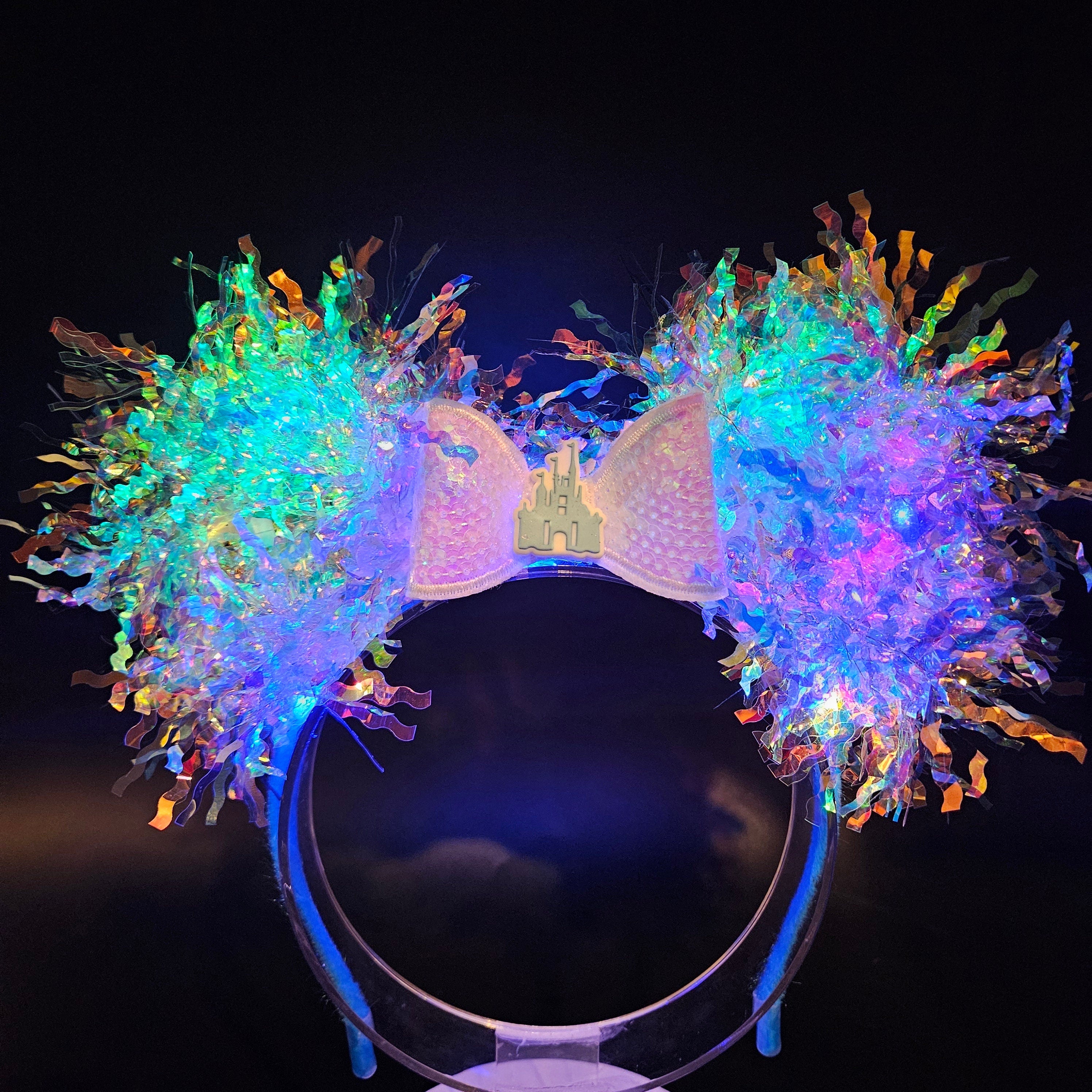 Blue Castle Mickey Ears: Light Up Princess DisneyBound Park Headband