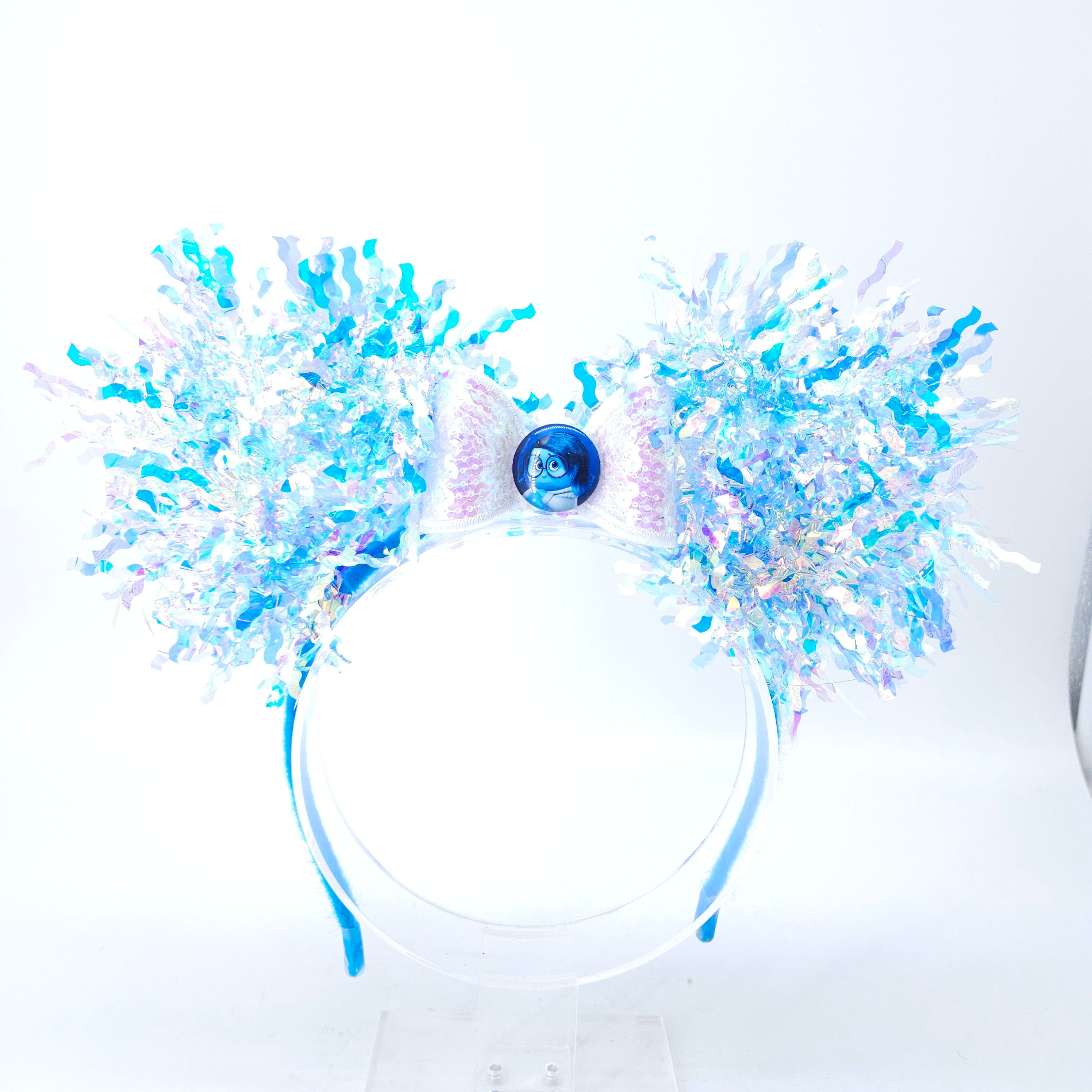 Sadness Mickey Ears: Light Up Core Memory Inside Out Park Headband