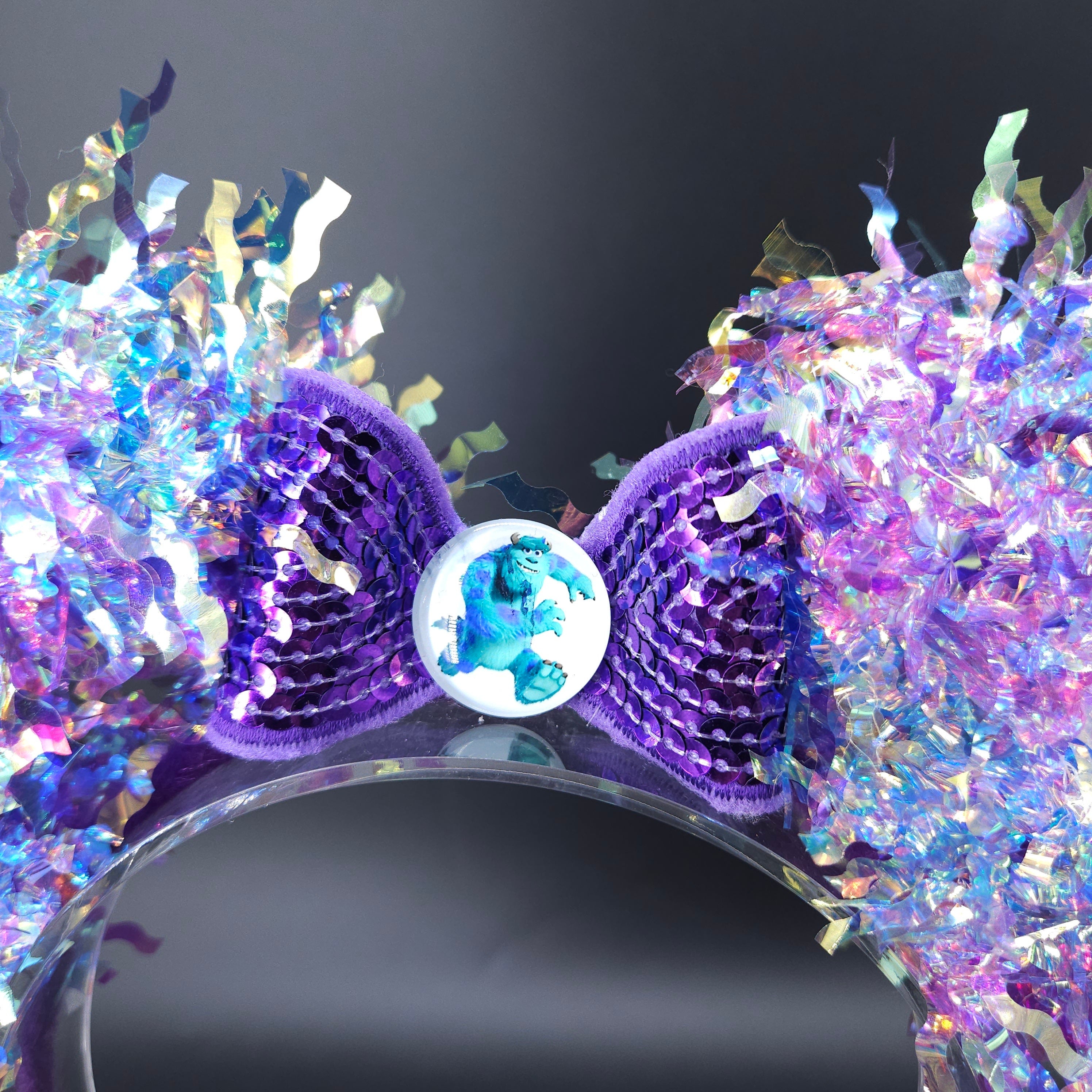 Sully Mickey Ears: Light Up Monsters Inc Park Headband