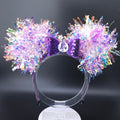 Celia Mae Mickey Ears: Light Up Purple Monsters Inc. Schmoopsie Poo DisneyBound Headband