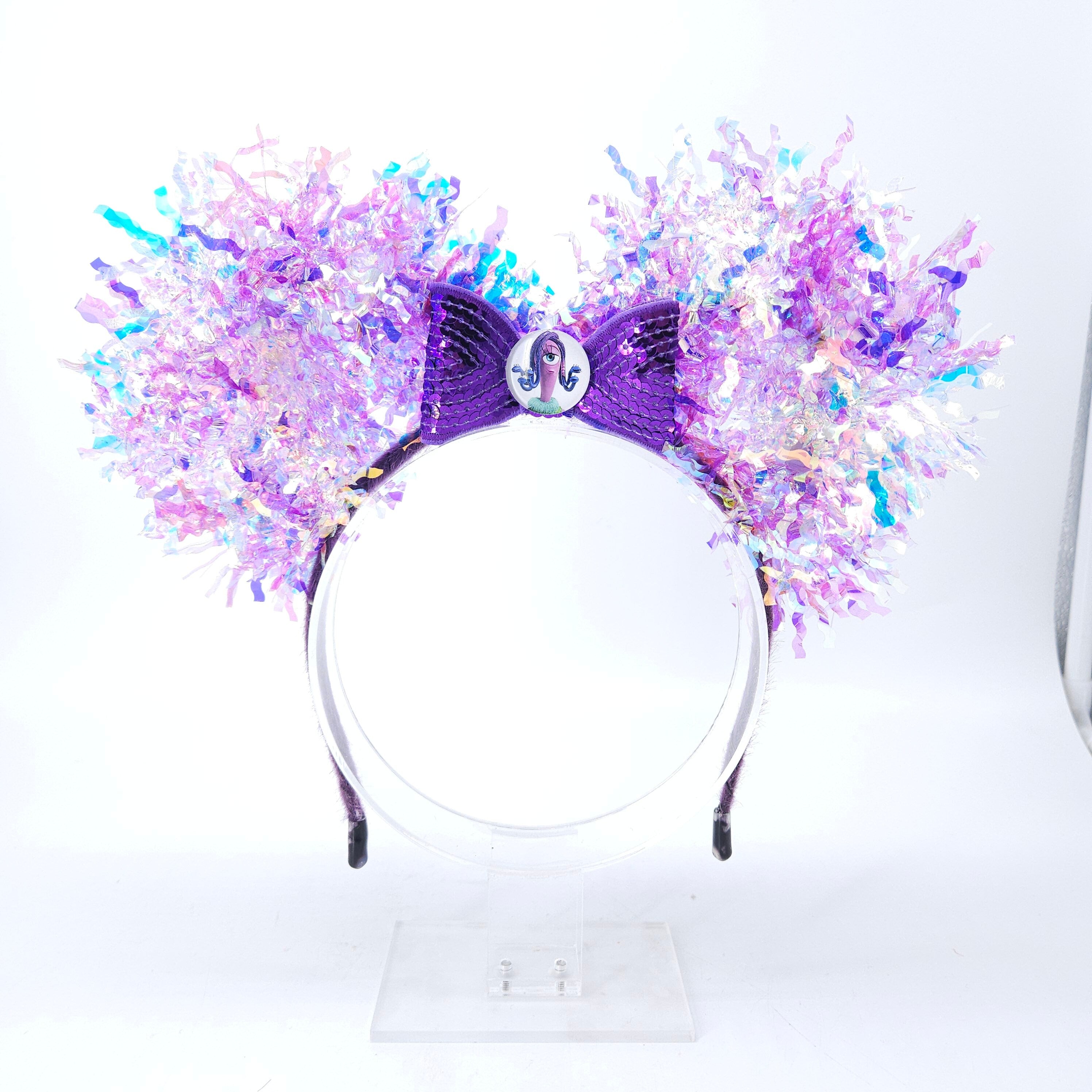 Celia Mae Mickey Ears: Light Up Purple Monsters Inc. Schmoopsie Poo DisneyBound Headband
