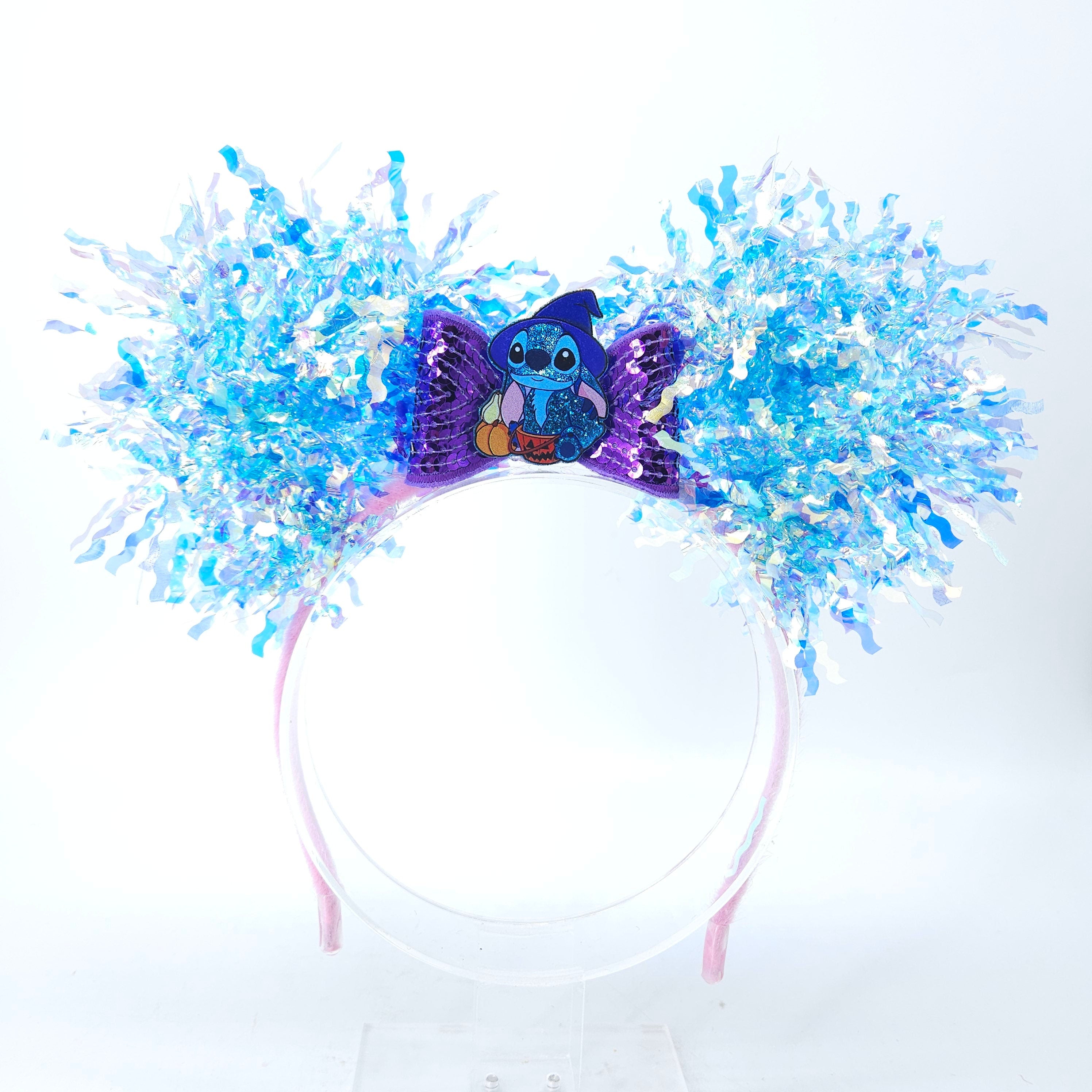 Stitch Halloween Mickey Ears: Light up Iridescent Party Headband