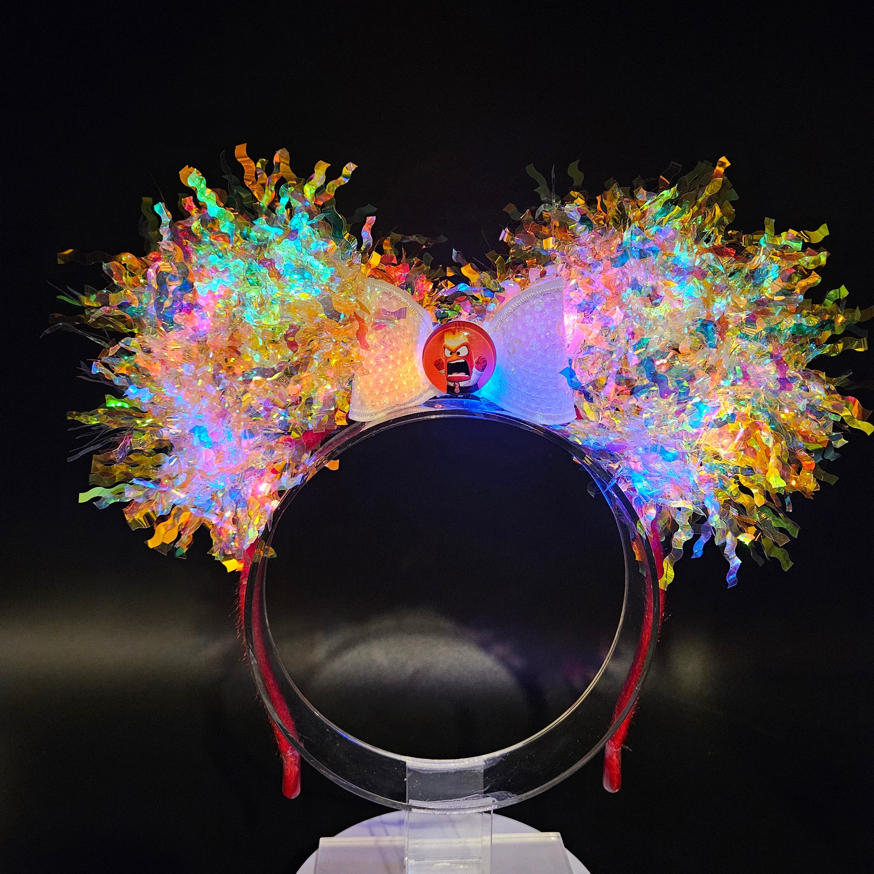 Anger Mickey Ears: Light Up Inside Out Core Memory Park Headband