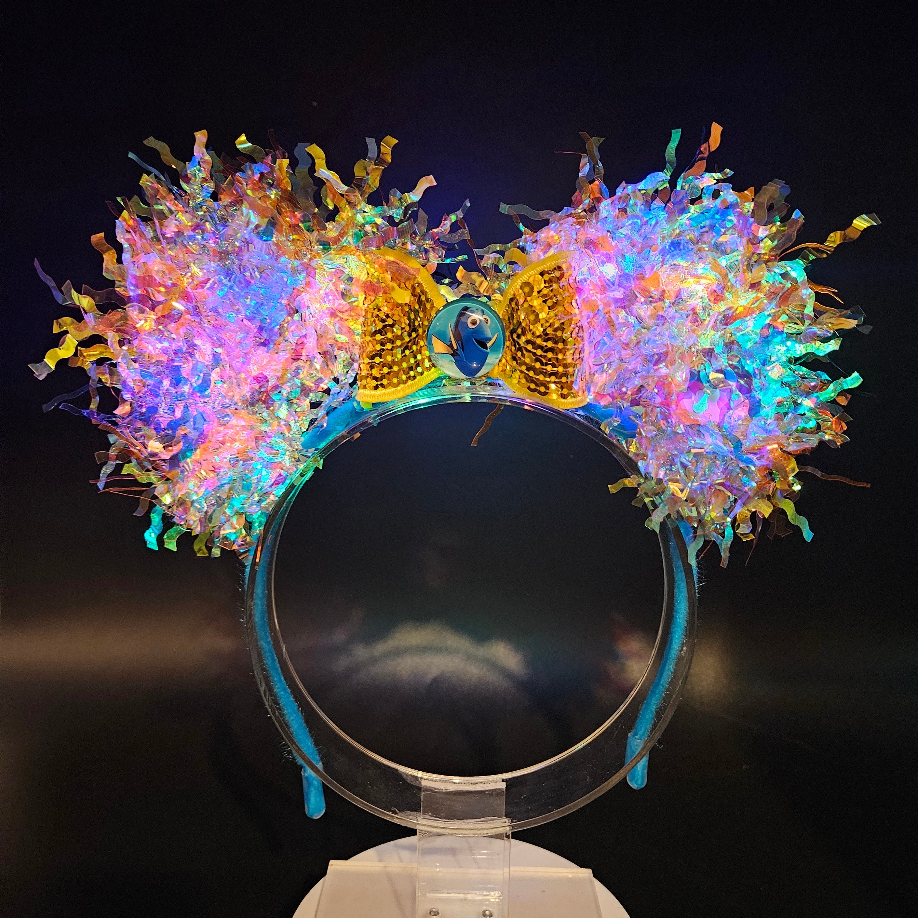 Dory Mickey Ears: Light-Up Iridescent Finding Nemo DisneyBound Park Headband