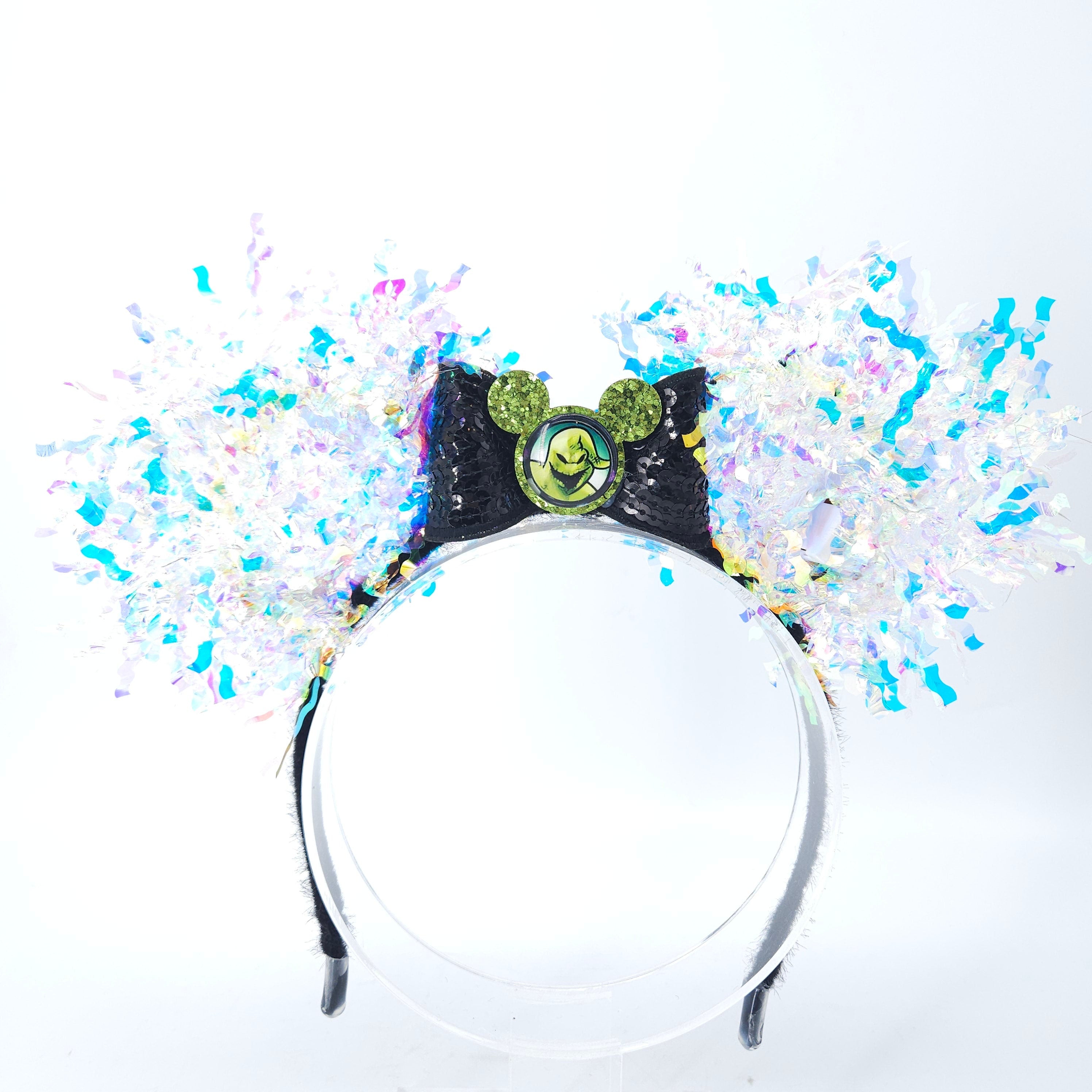 Oogie Boogie Mickey Ears: Light Up DisneyBound Nightmare Before Christmas Halloween Party Headband