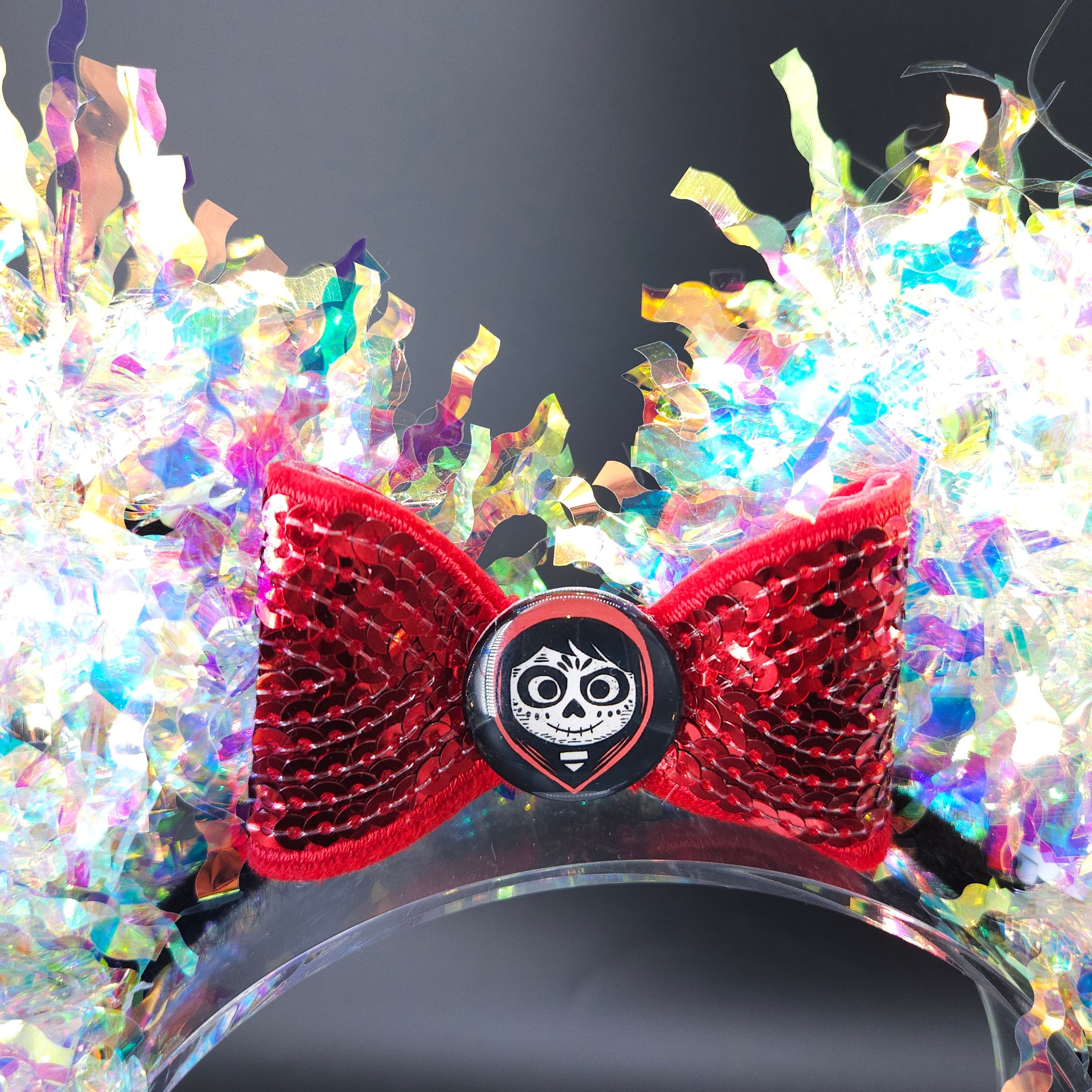 Coco Mickey Ears: Light Up Miguel Iridescent Park Headband