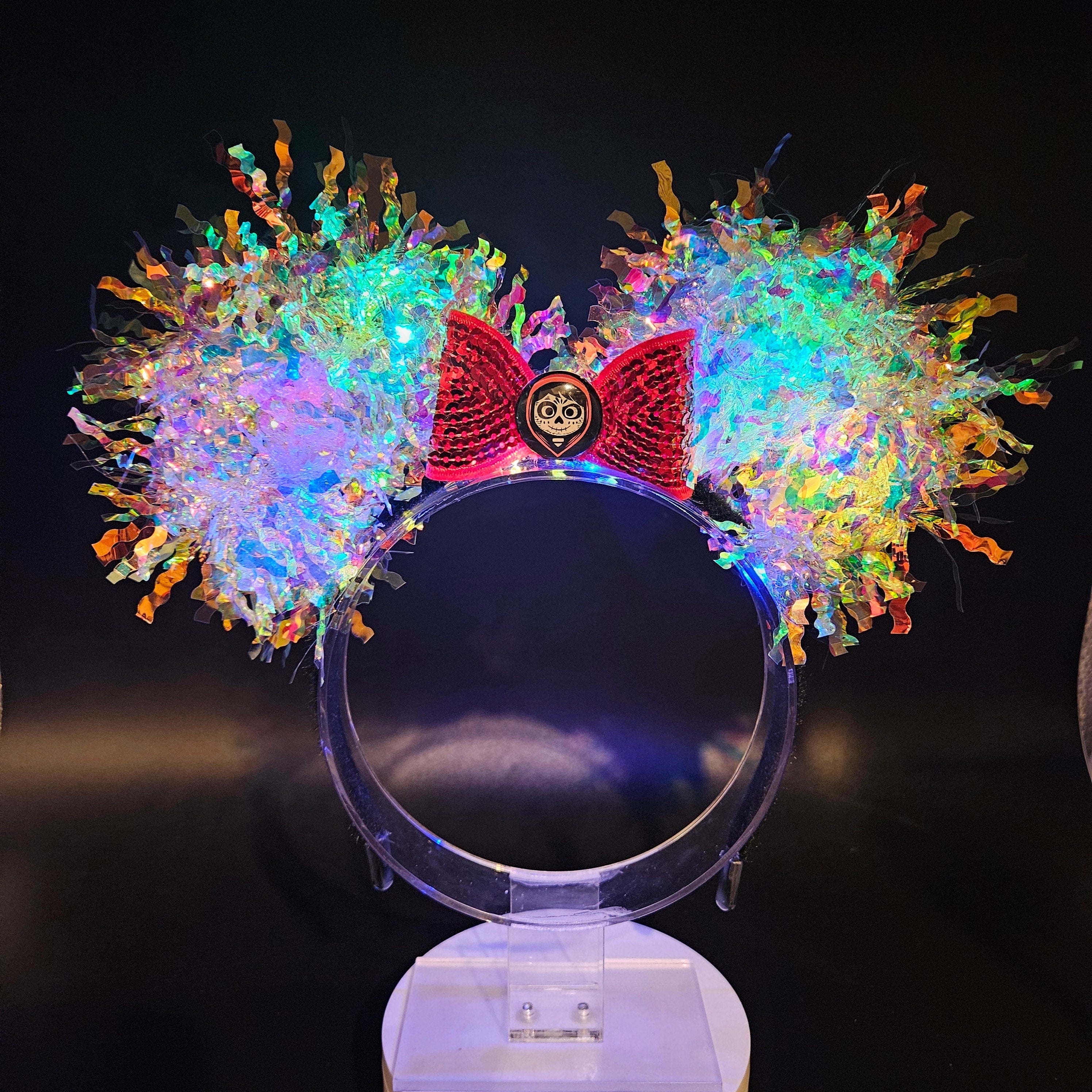 Coco Mickey Ears: Light Up Miguel Iridescent Park Headband
