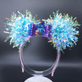 Stitch Halloween Mickey Ears: Light up Iridescent Party Headband