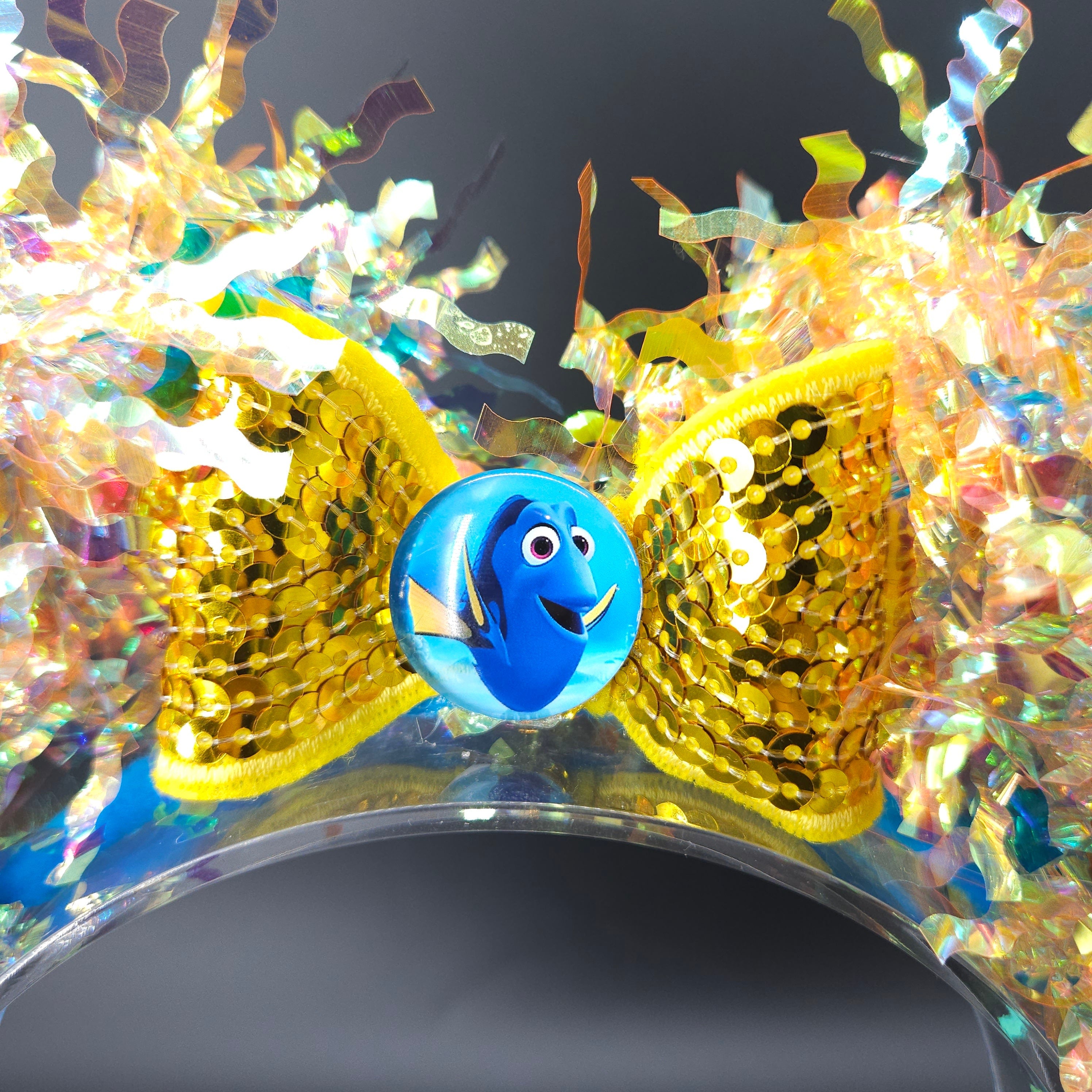 Dory Mickey Ears: Light-Up Iridescent Finding Nemo DisneyBound Park Headband