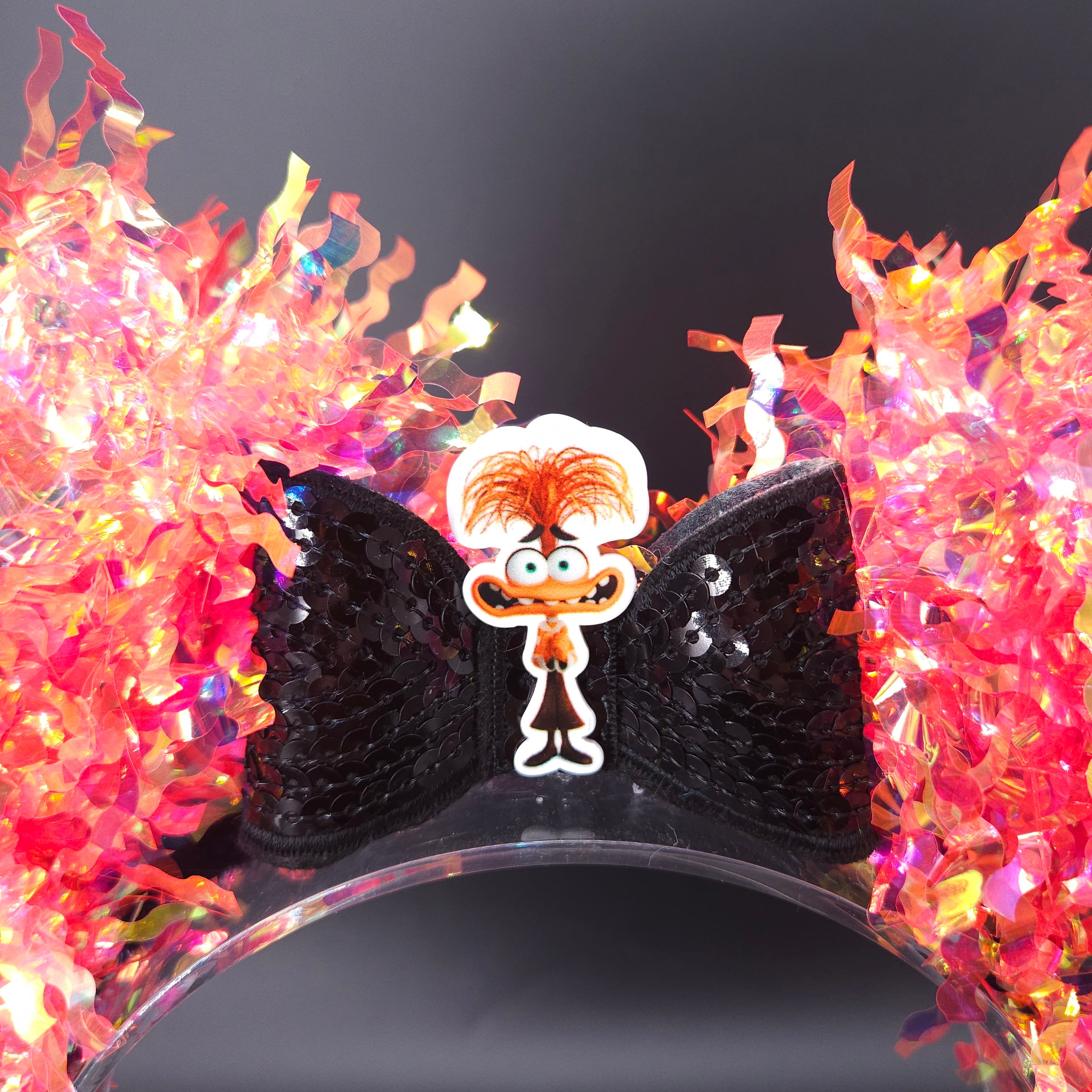 Anxiety Mickey Ears: Light Up Inside Out Core Memory Park Headband