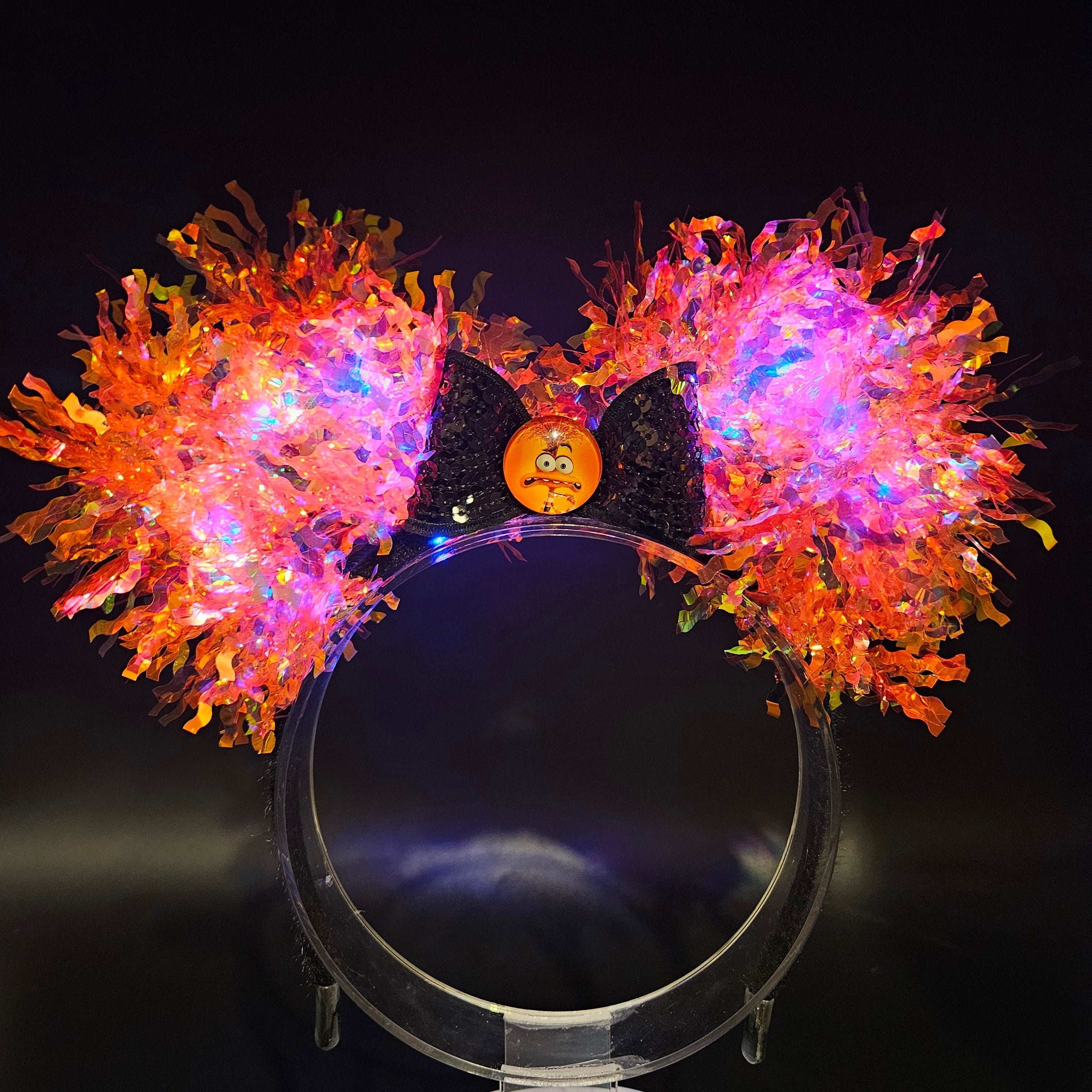 Anxiety Ears: Light Up Core Memory Inside Out Mickey Headband