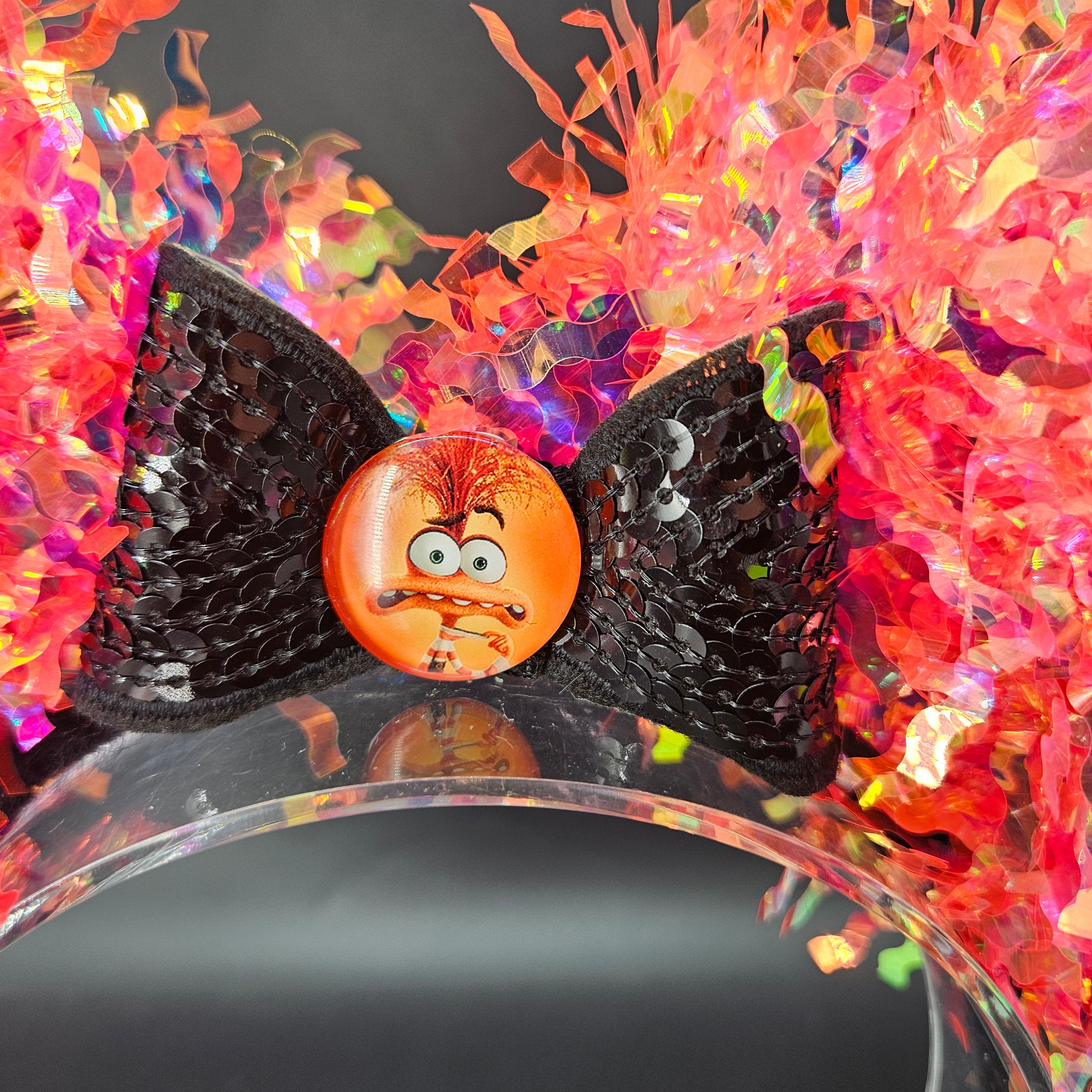 Anxiety Ears: Light Up Core Memory Inside Out Mickey Headband