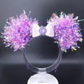 Inside Out Fear Ears: Light-Up Purple Core Memory Mickey Headband