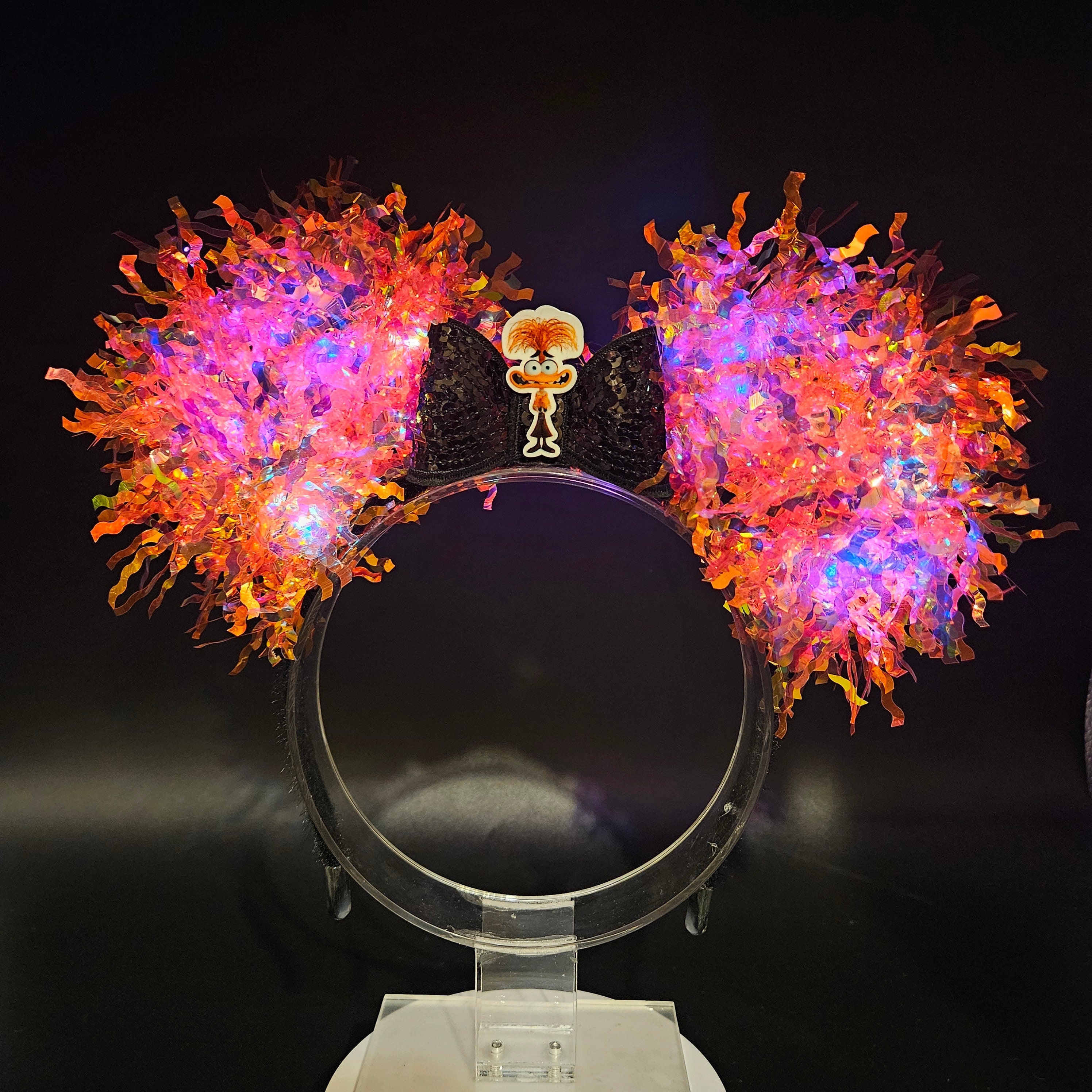Anxiety Mickey Ears: Light Up Inside Out Core Memory Park Headband