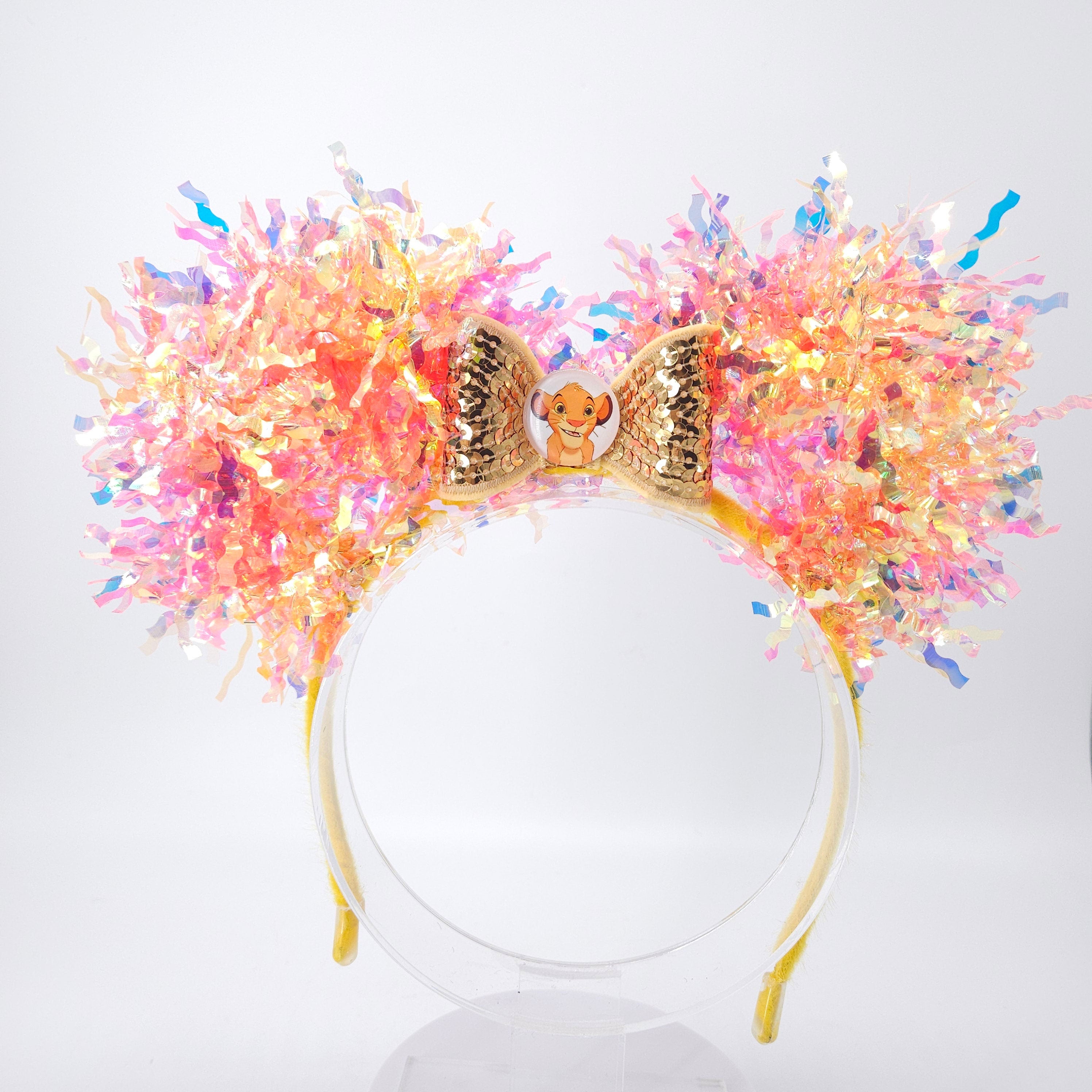 Simba Mickey Ears: Light Up Lion King Iridescent Park Headband