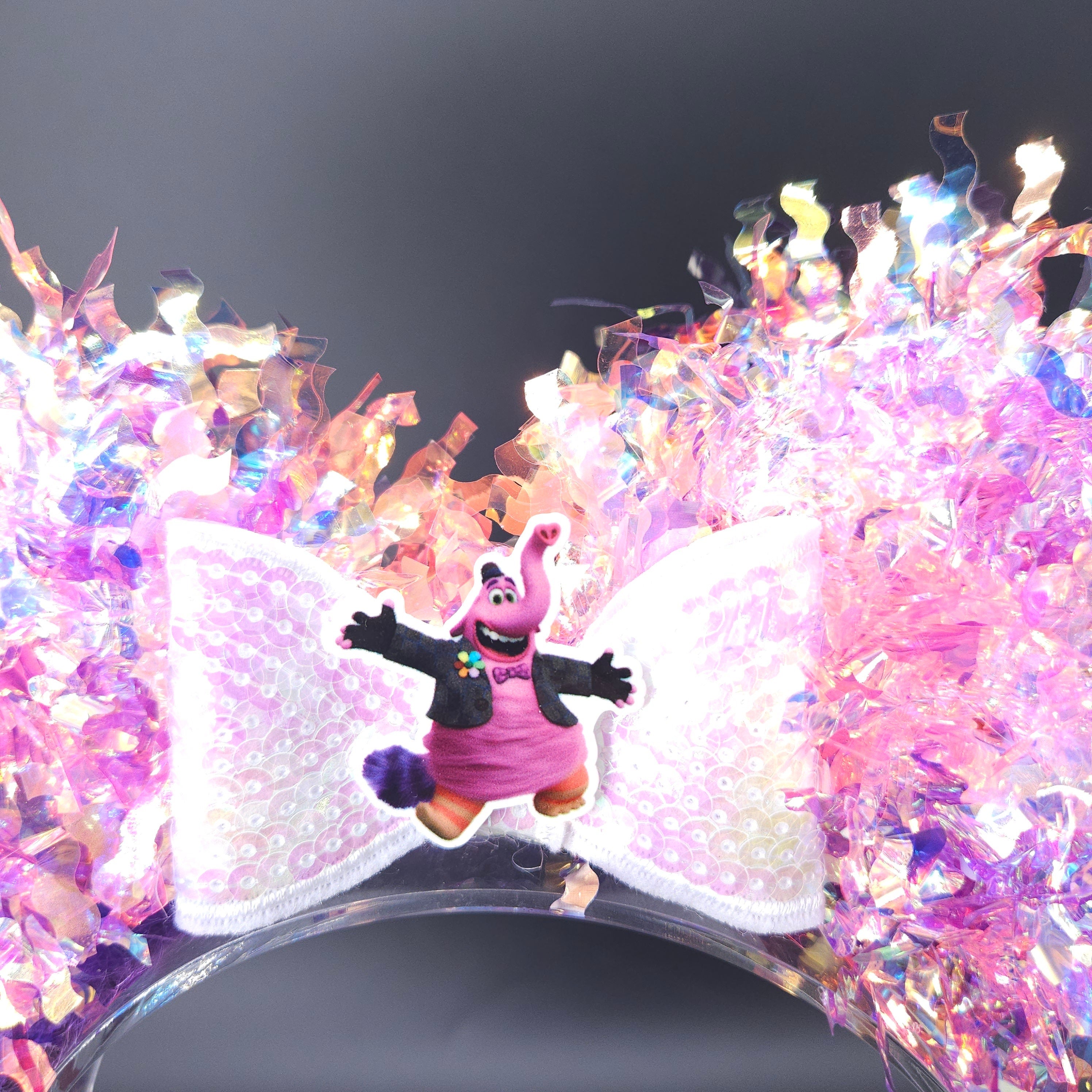 Bing Bong Mickey Ears: Light-Up Inside Out Ear Core Memory Iridescent Park Headband