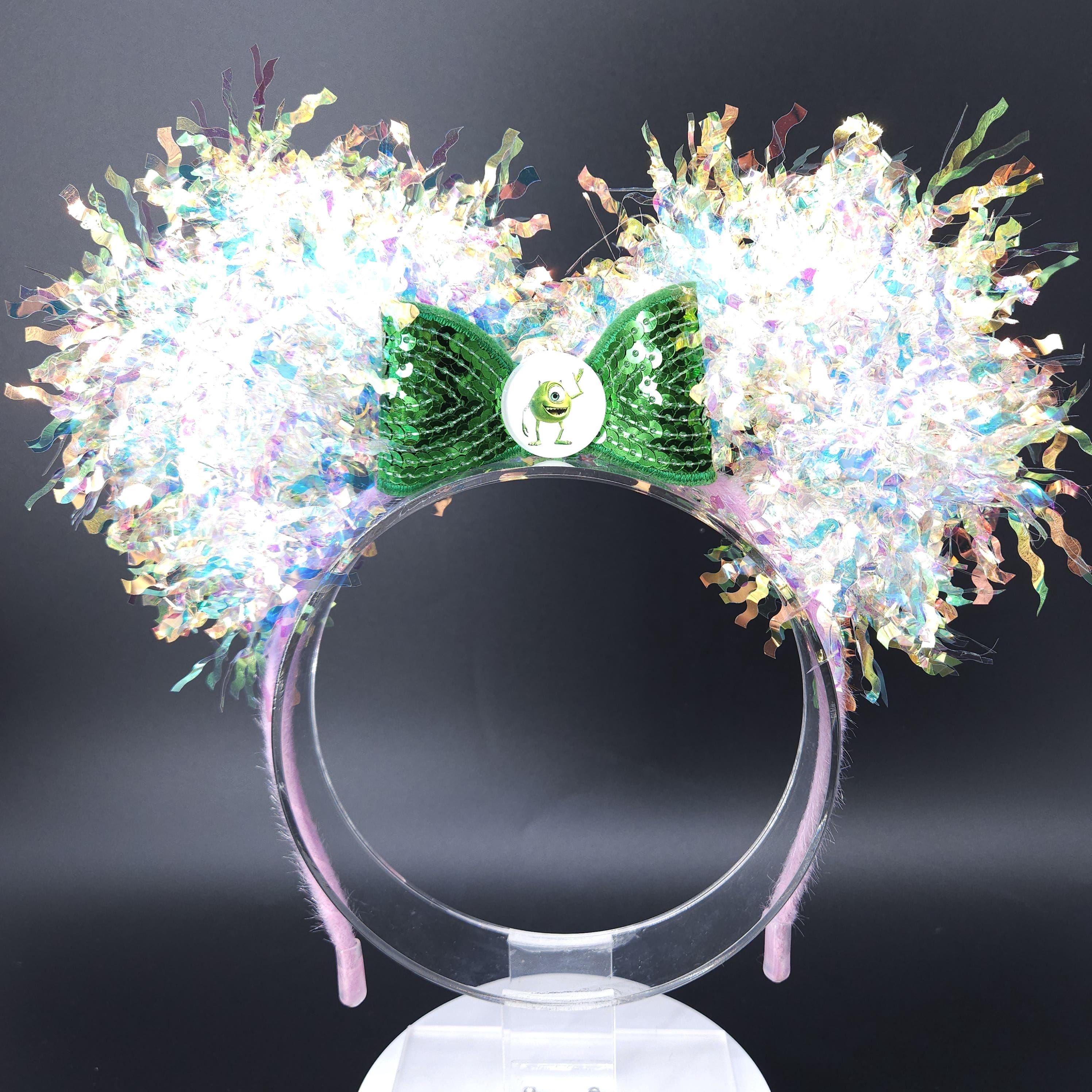Mike Wazowski Mickey Ears: Light Up Monsters Inc DisneyBound Minnie Headband