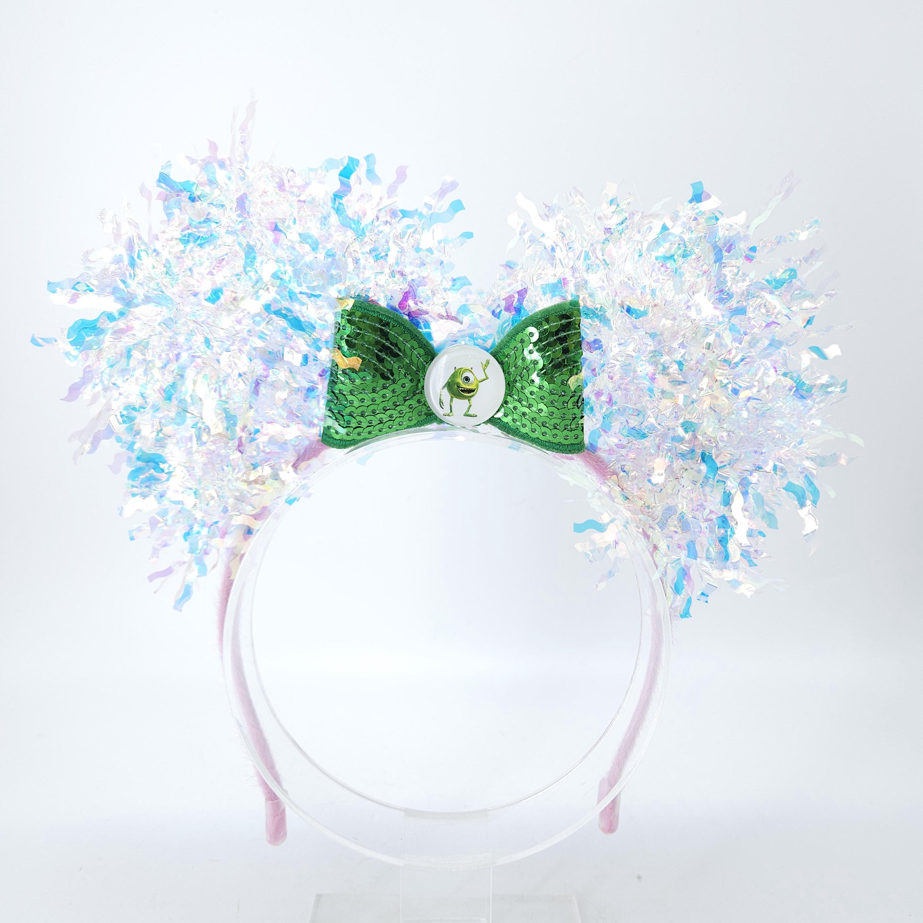 Mike Wazowski Mickey Ears: Light Up Monsters Inc DisneyBound Minnie Headband