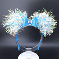 Eeyore Mickey Ears: Light Up Pooh's Corner Iridescent Park Headband