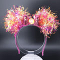Piglet Mickey Ears: Light Up Pooh's Corner Iridescent Park Headband