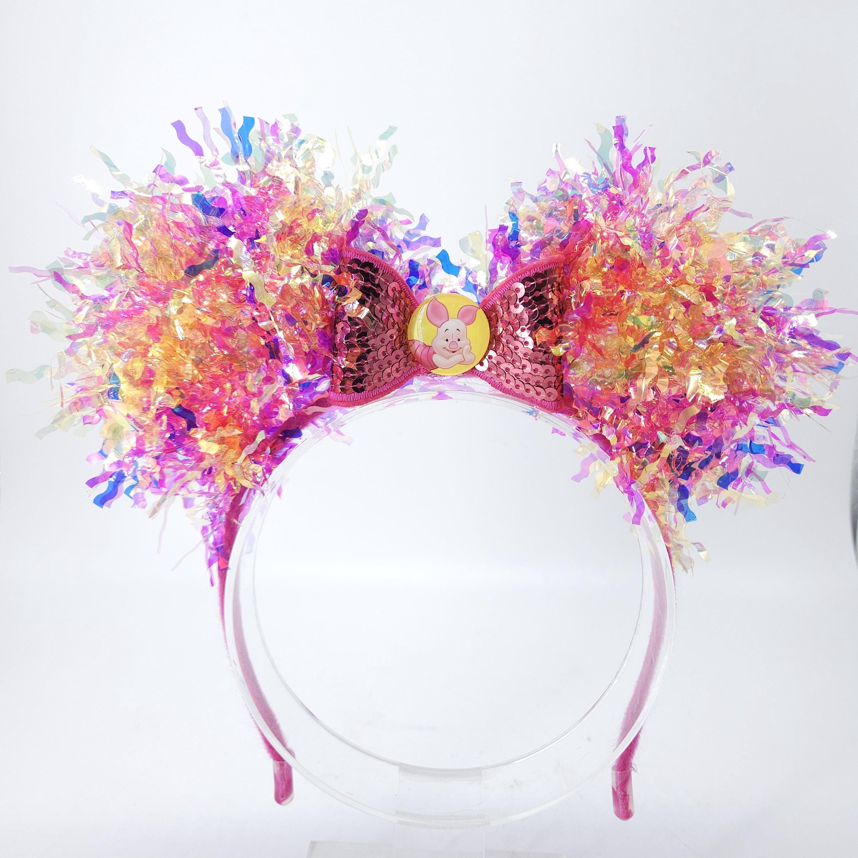 Piglet Mickey Ears: Light Up Pooh's Corner Iridescent Park Headband