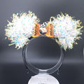 BB-8 Light-Up Mickey Ears - Mandolorian Holographic Park Headband
