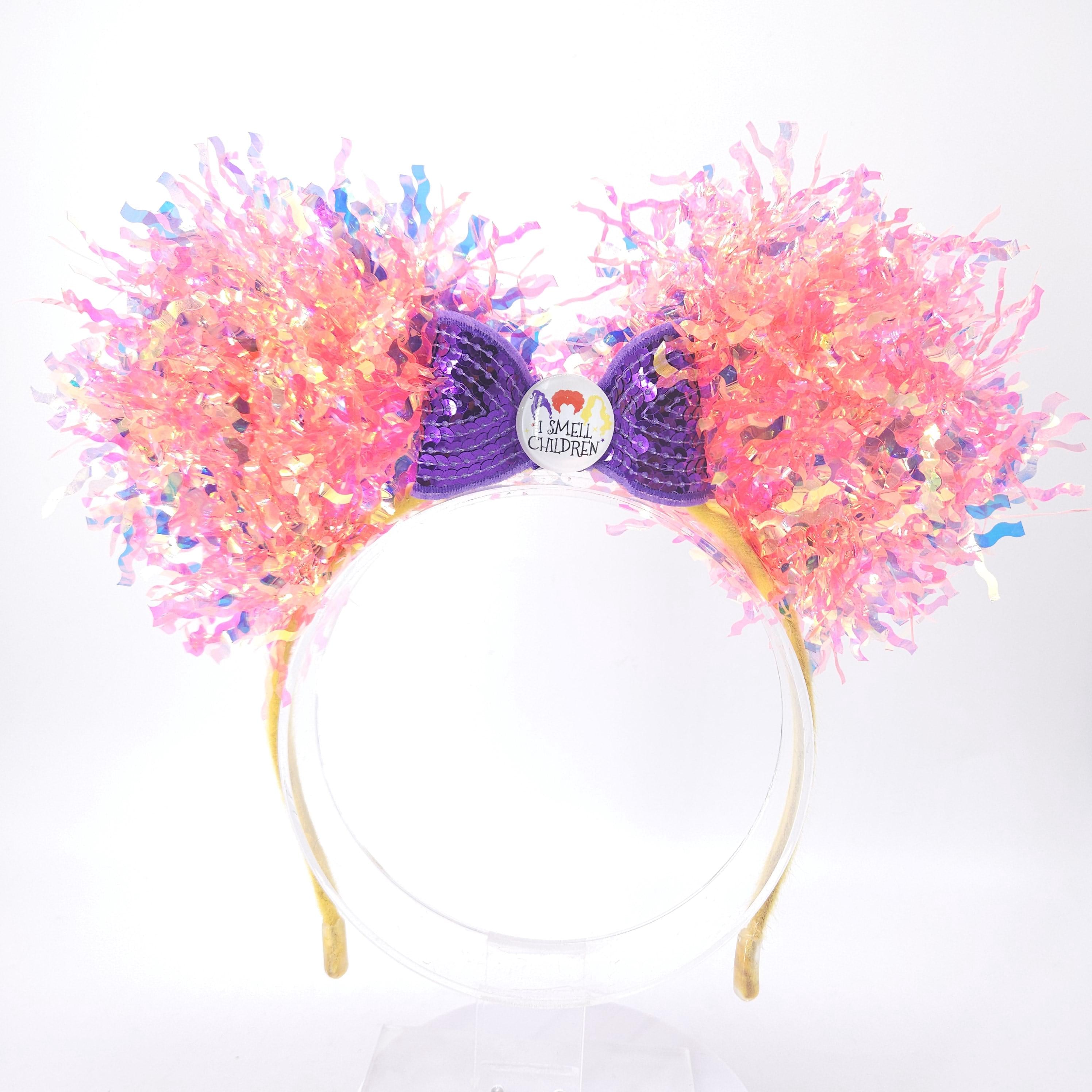 Hocus Pocus Sanderson Sisters Light Up Mickey Ears: Halloween Party Headband