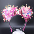 Boo Mickey Ears: Light-Up Monsters Inc Iridescent Park Headband