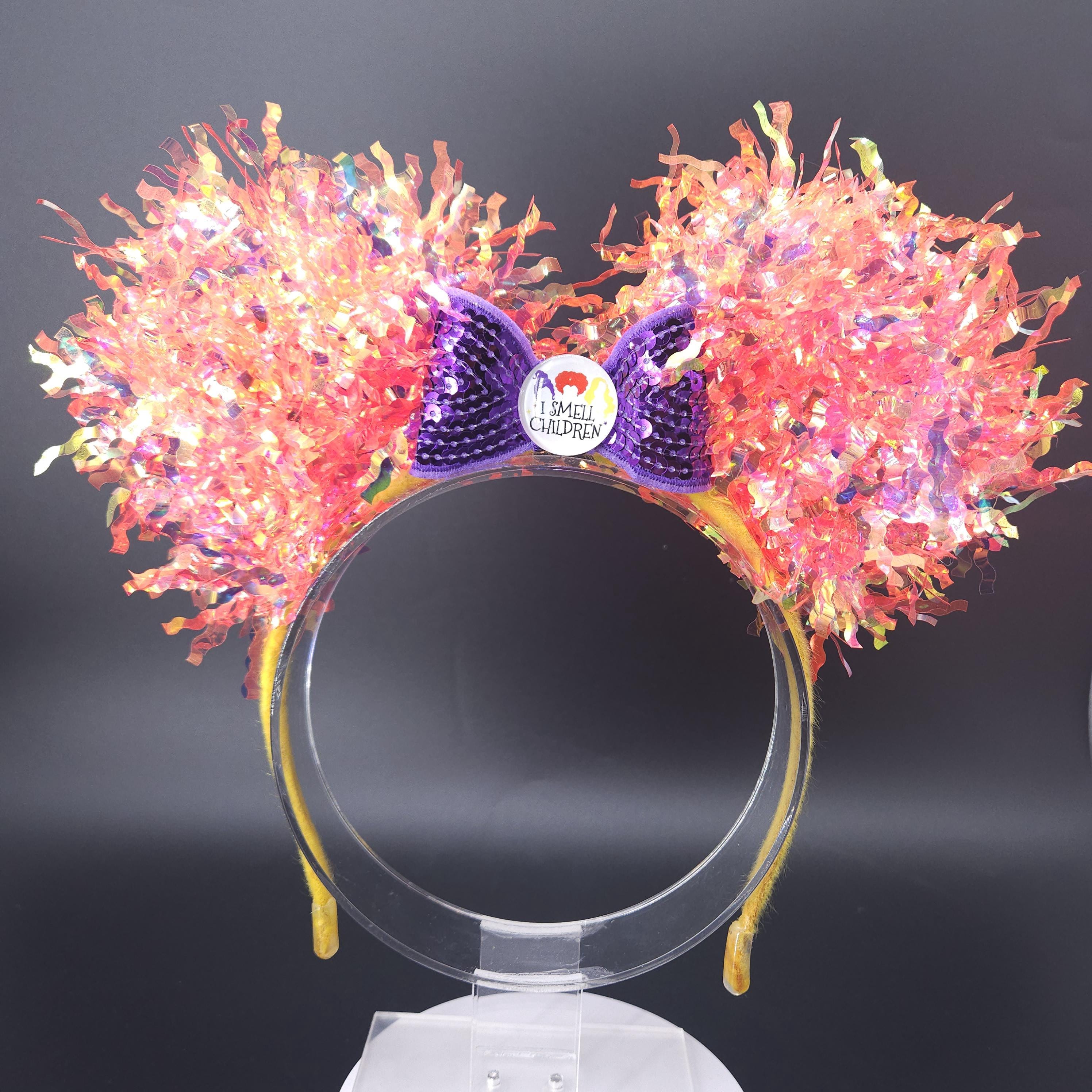 Hocus Pocus Sanderson Sisters Light Up Mickey Ears: Halloween Party Headband