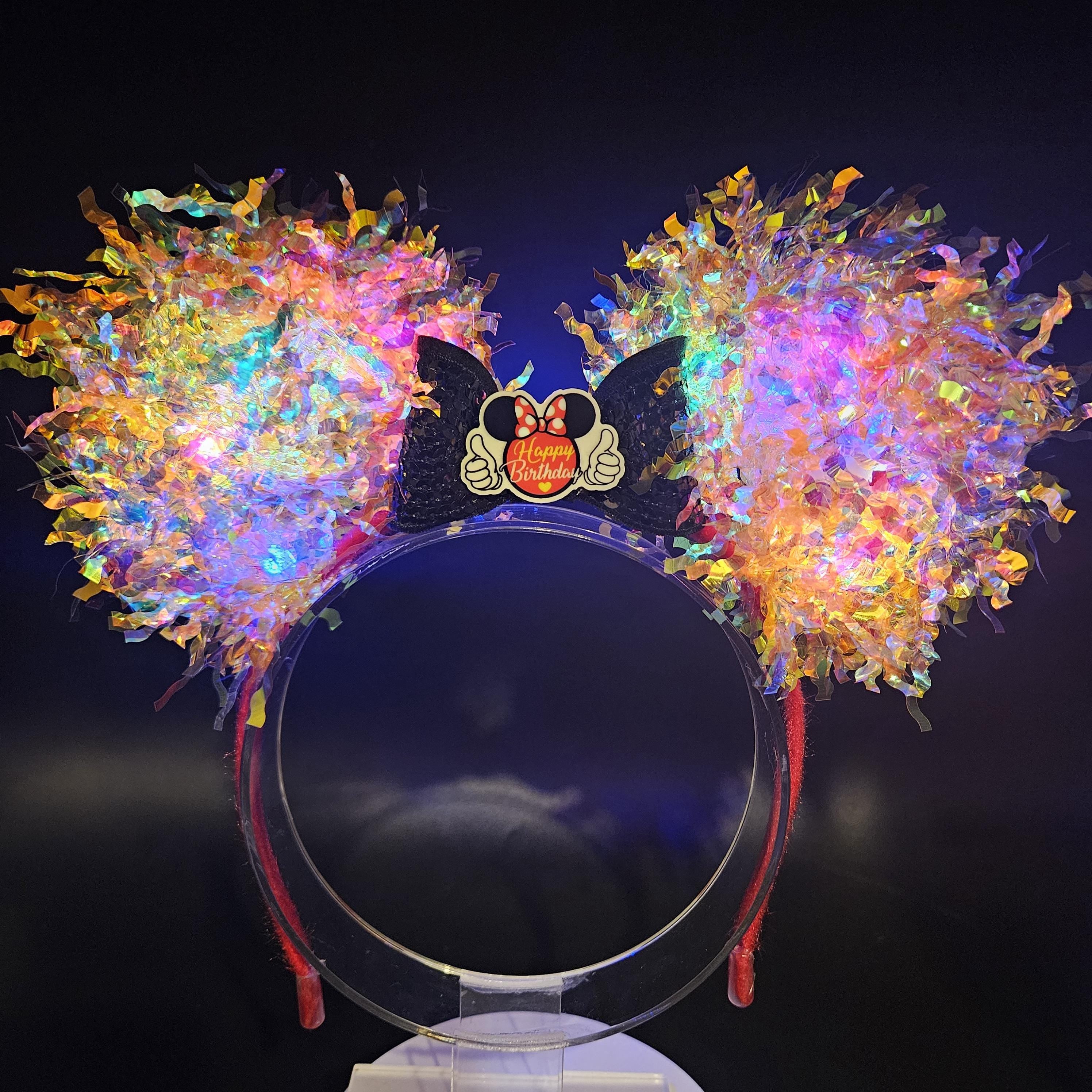 Happy Birthday Mickey Ears: Light Up Park Headband