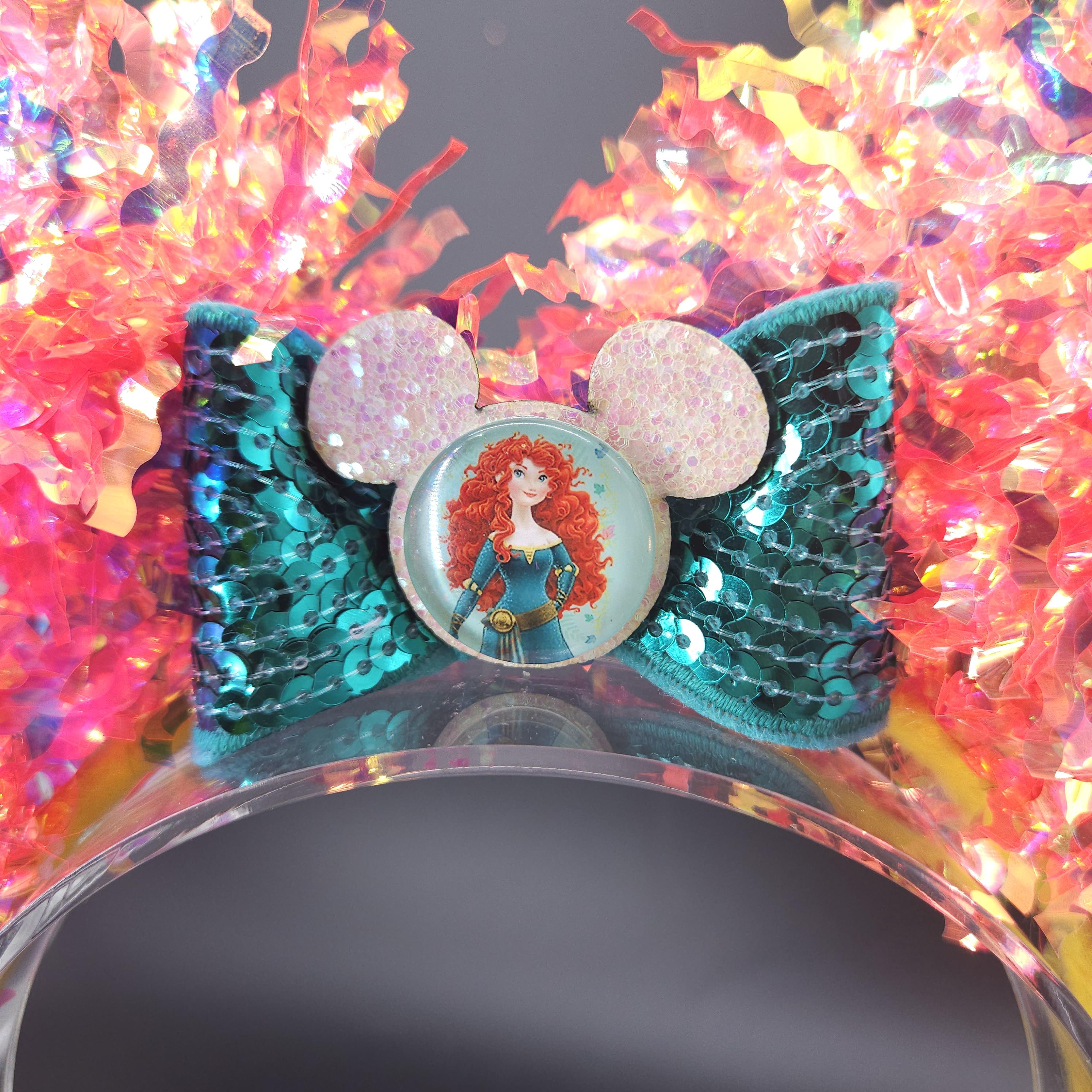 Merida Mickey Ears: Light-Up Brave Princess Park Headband