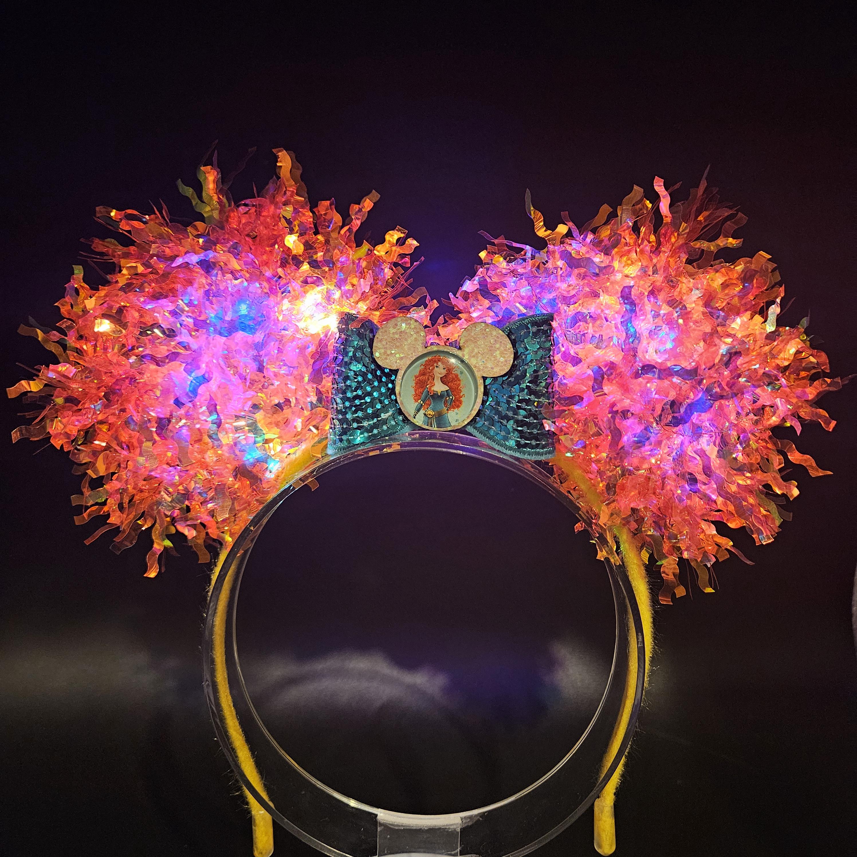 Merida Mickey Ears: Light-Up Brave Princess Park Headband