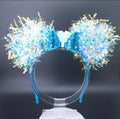 Mickey Ice Cream Bar Ears: Light Up Iridescent DisneyBound Snack Headband