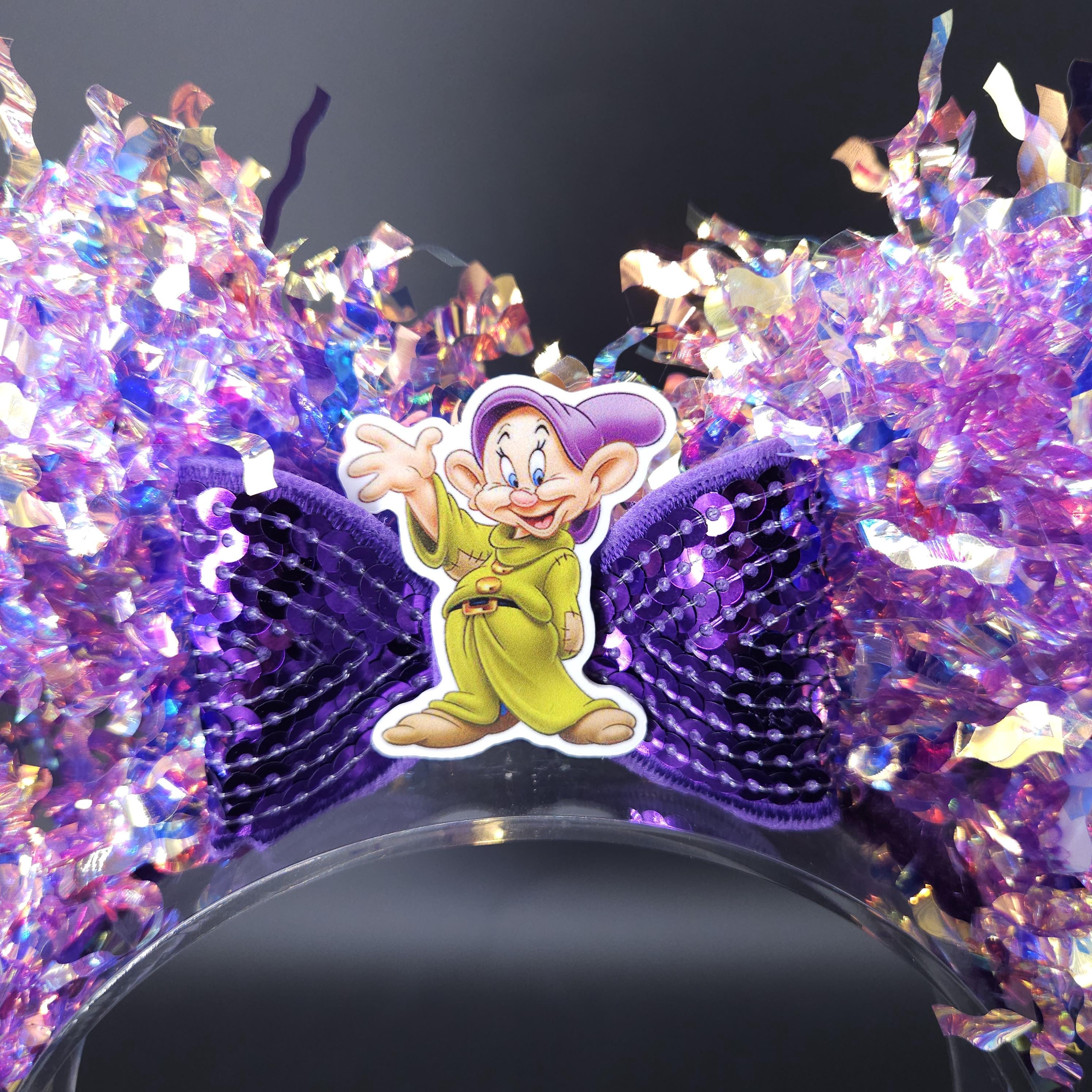 Dopey Light Up Mickey Ears: Snow White Dwarf DisneyBound Park Headband