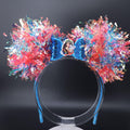 Moana Minnie Ears: Light Up Pua Hei-Hei Teal & Coral Mouse Headband