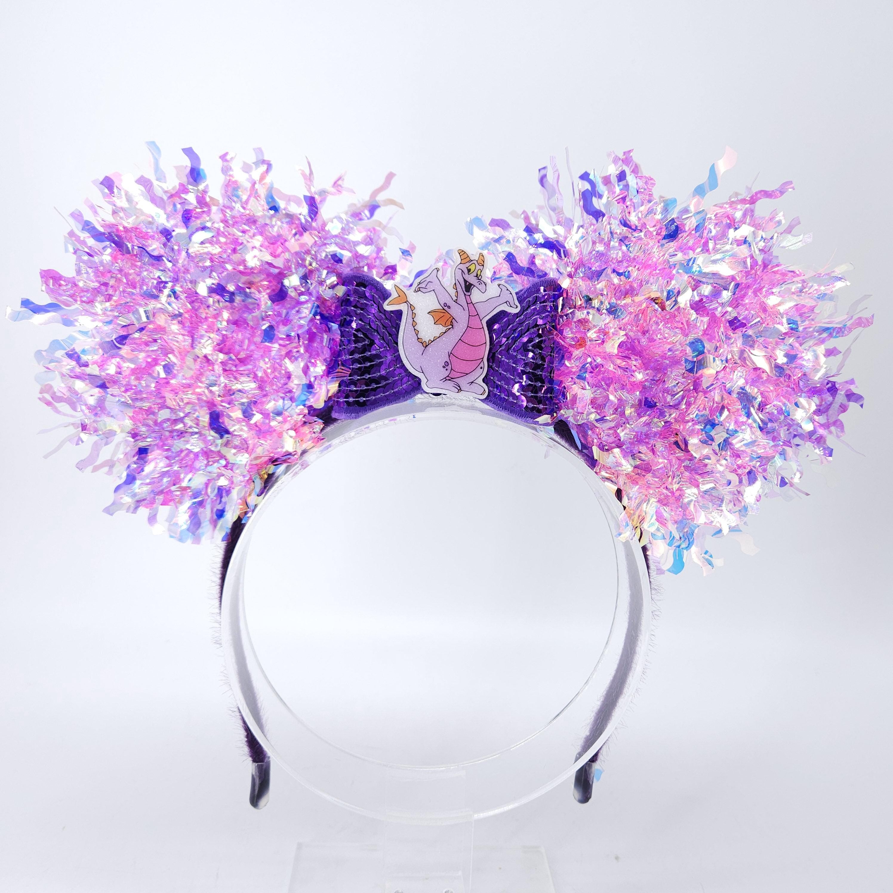 Figment Mickey Ears: Light Up Iridescent Park Headband