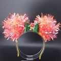 Orange Bird Light Up Mickey Ears: Iridescent Minnie Headband Park Accessory