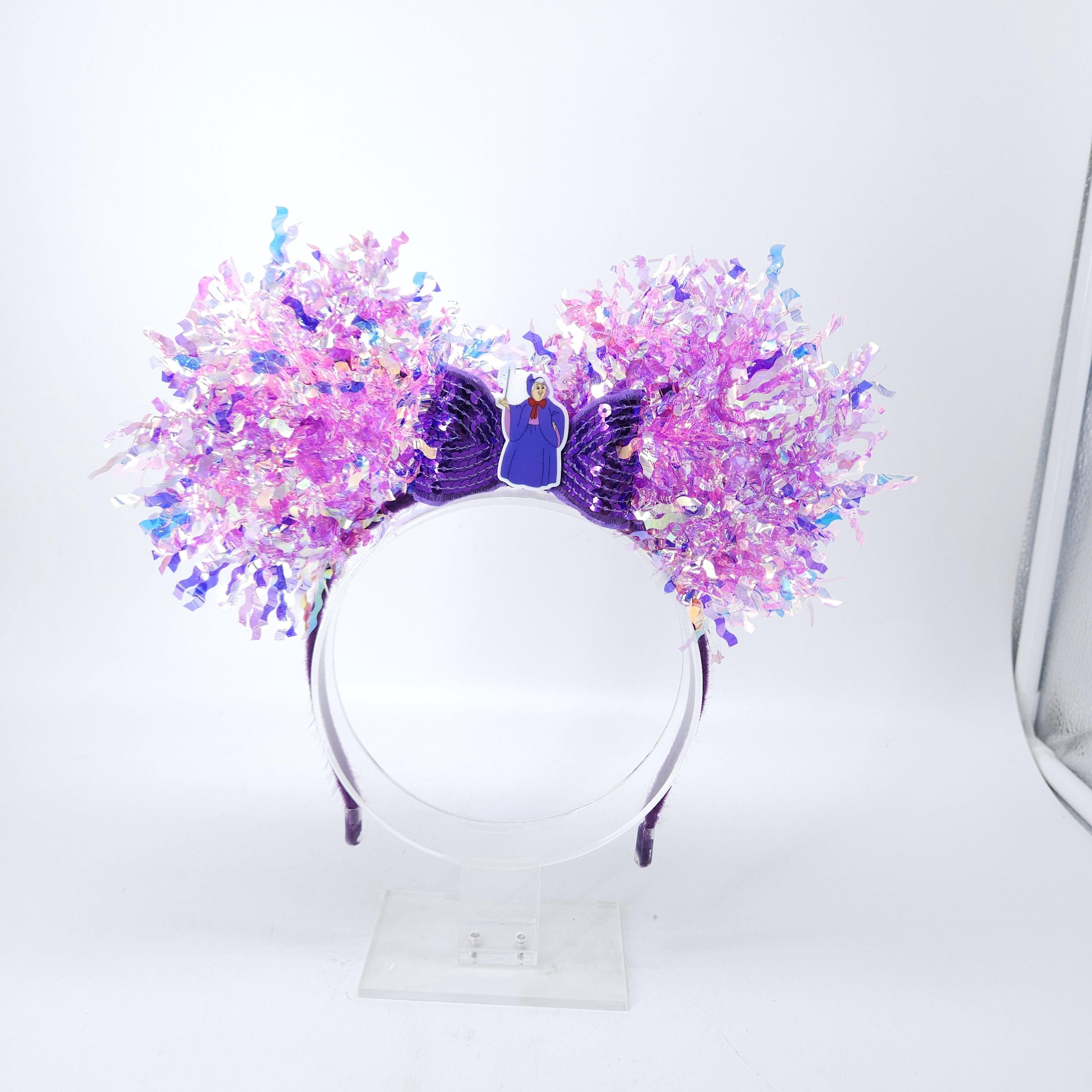 Fairy Godmother Ears: Light Up Cinderella Mickey Park Headband
