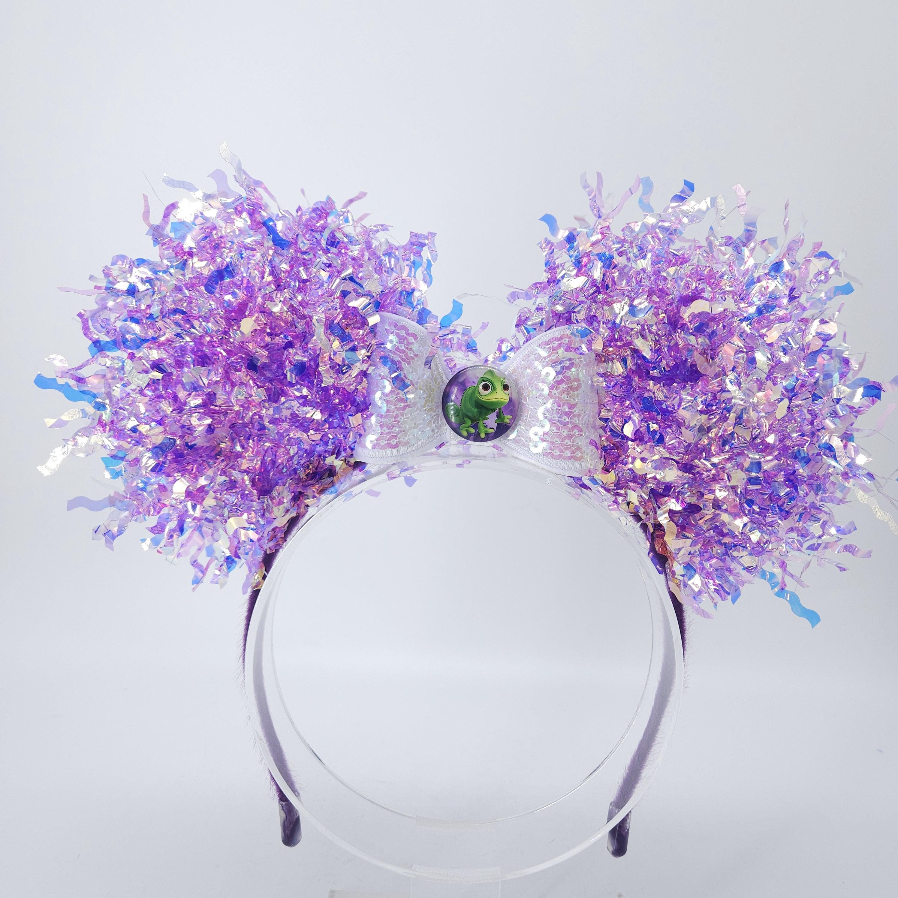 Light Up Pascal Mickey Ears: Purple Tangled Rapunzel Disneybound Headband