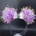 Light Up Pascal Mickey Ears: Purple Tangled Rapunzel Disneybound Headband