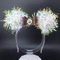 Tow Mater Mickey Ears: Light Up Cars Iridescent DisneyBound Park Headband
