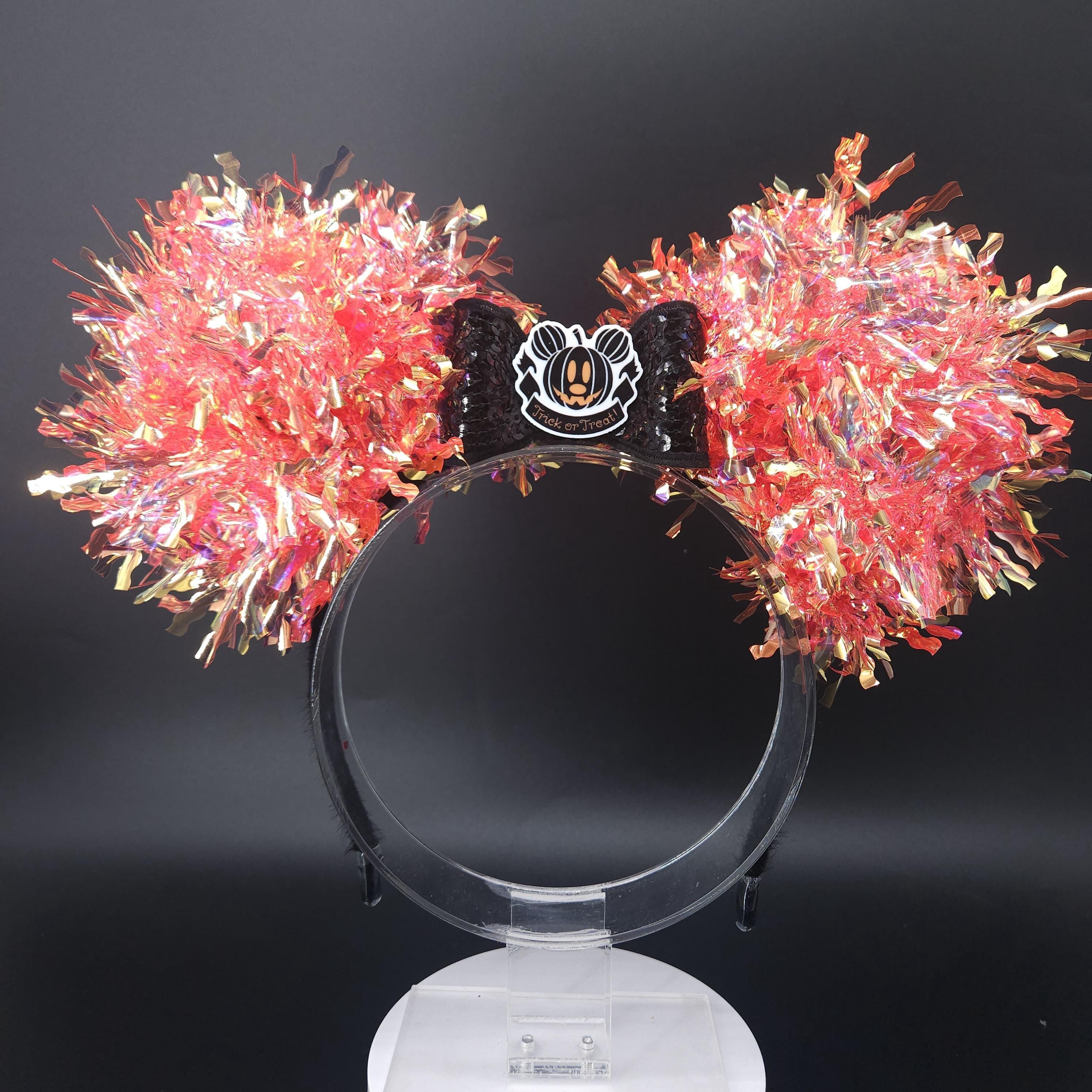 Halloween Mickey Jack-o-Lantern Ears: Light Up Trick or Treat Party DisneyBound Park Headband