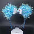 Hades Mickey Ears: Light Up Under World Villain DisneyBound Headband, Halloween Party Accessory