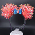 Light-Up Ariel Minnie Ears, Holographic Little Mermaid Park Headband