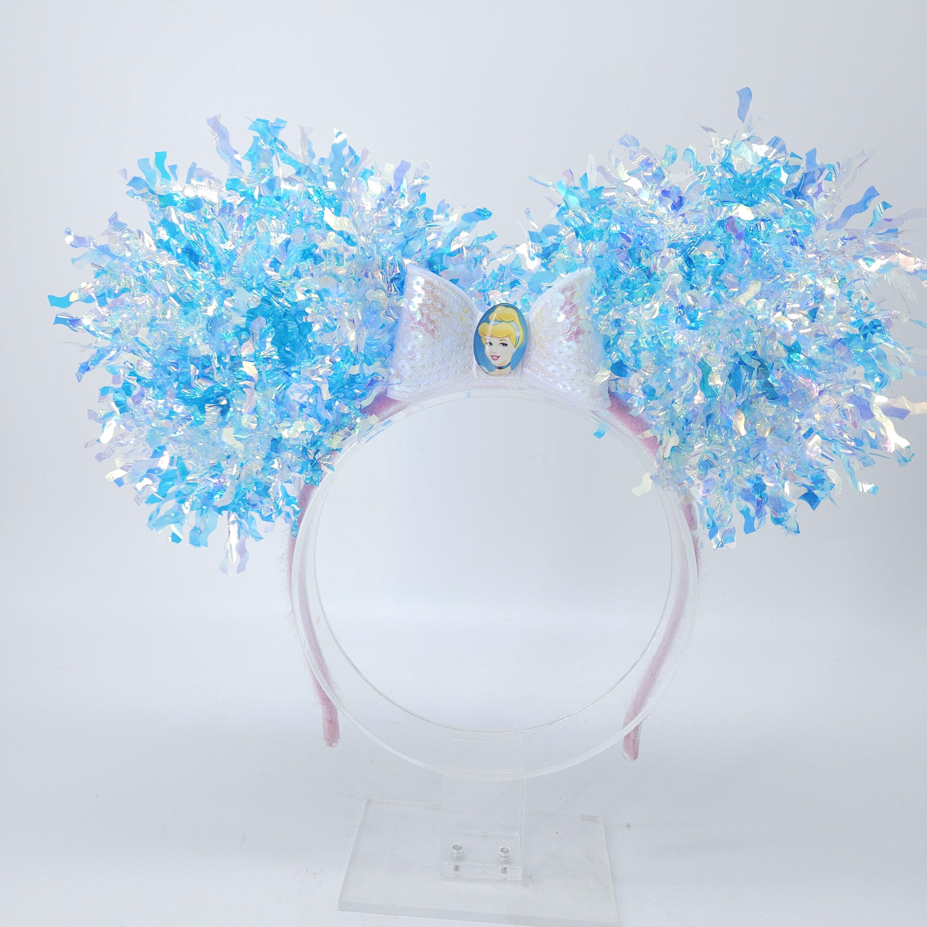Cinderella Ears: Light Up Princess Iridescent Mickey Park Headband