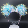 Cinderella Ears: Light Up Princess Iridescent Mickey Park Headband