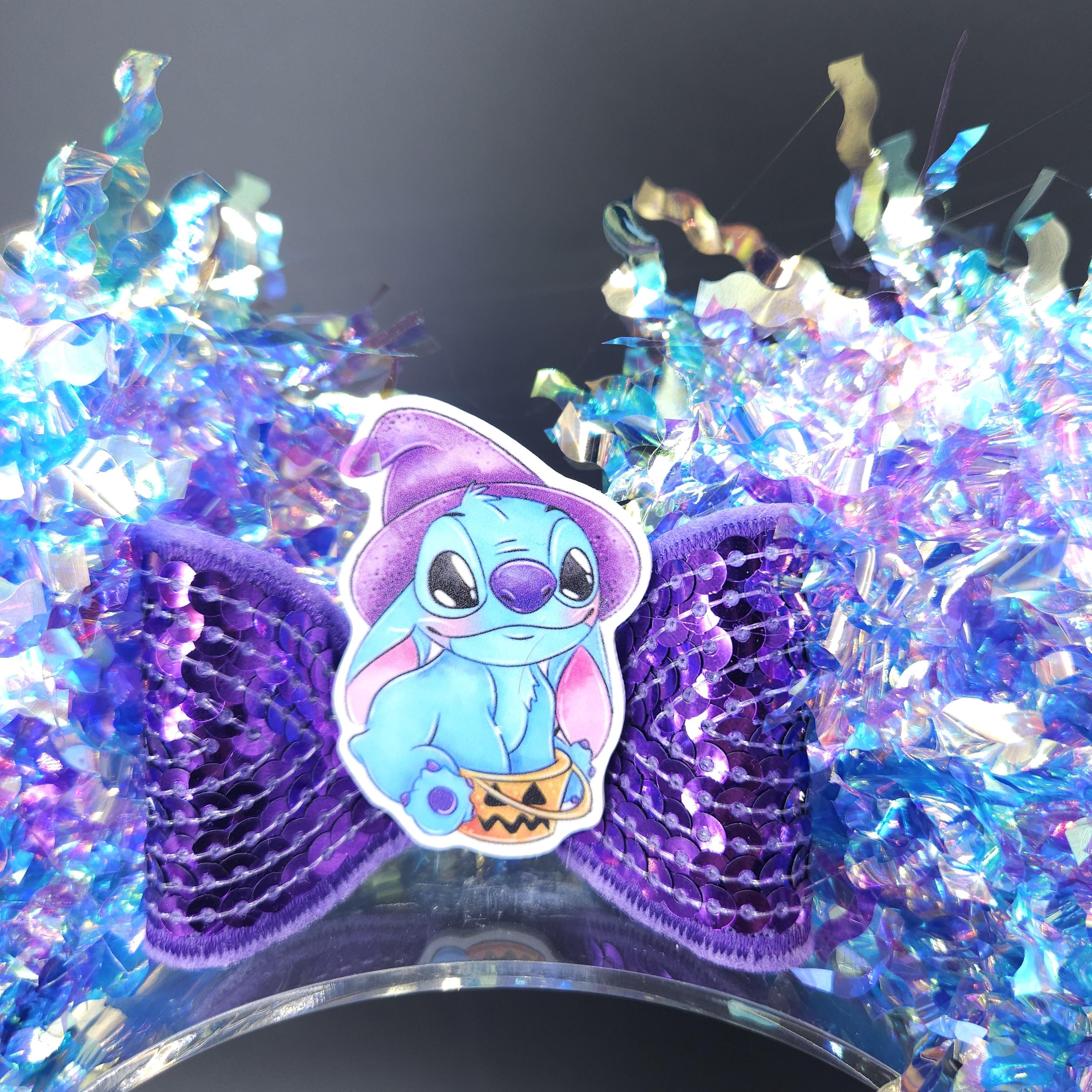 Stitch Halloween Mickey Ears: Light Up Mickey's Not So Scary Party Headband